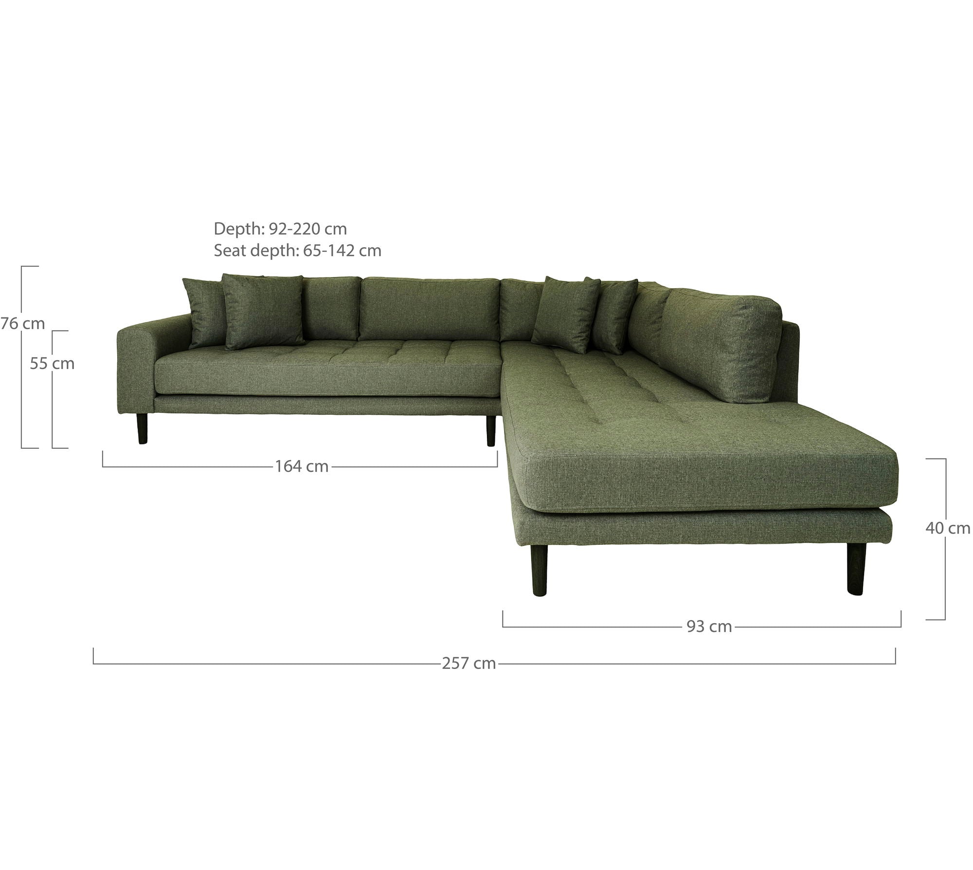 Lido Corner Sofa With Open End