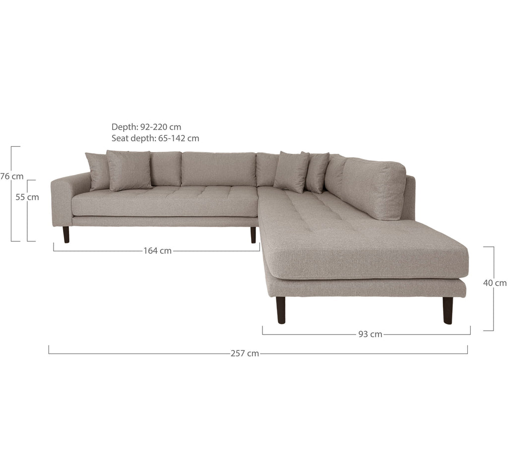 Lido Corner Sofa With Open End
