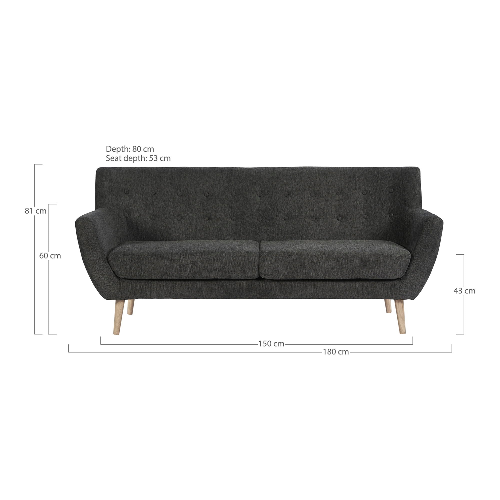 Monte 3 Person Sofa