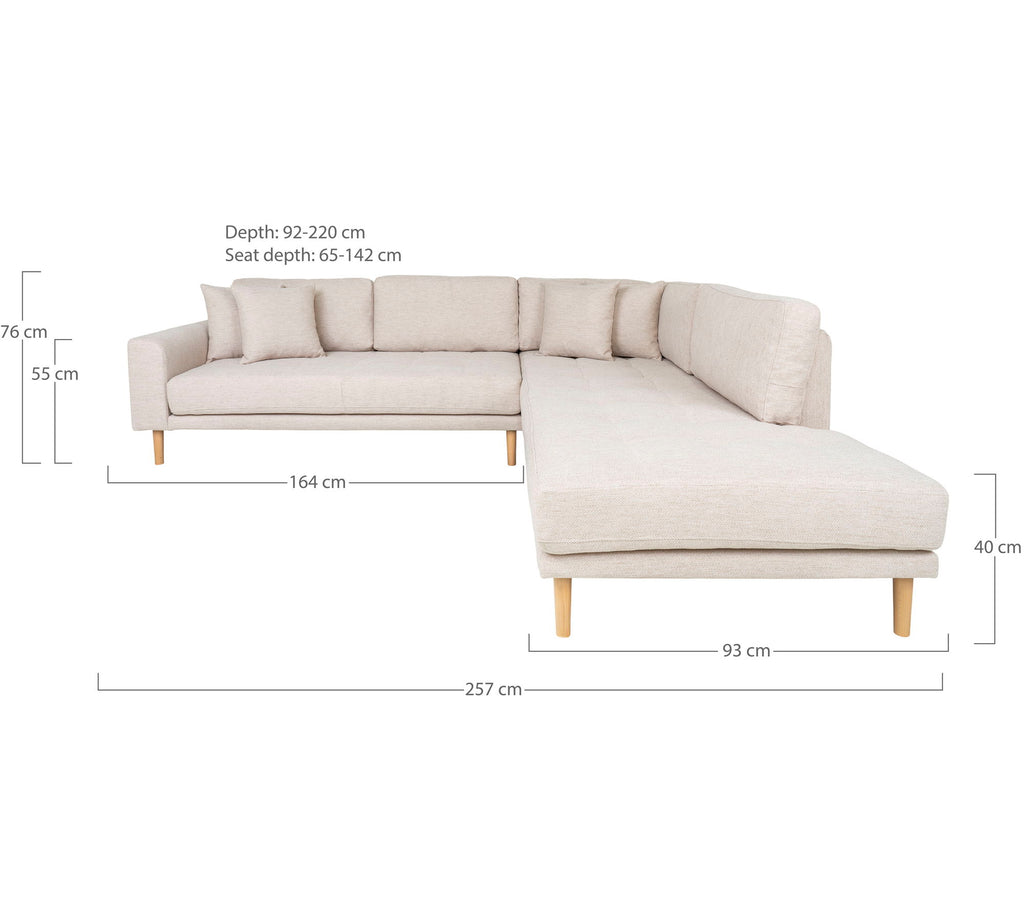 Lido Corner Sofa Open End
