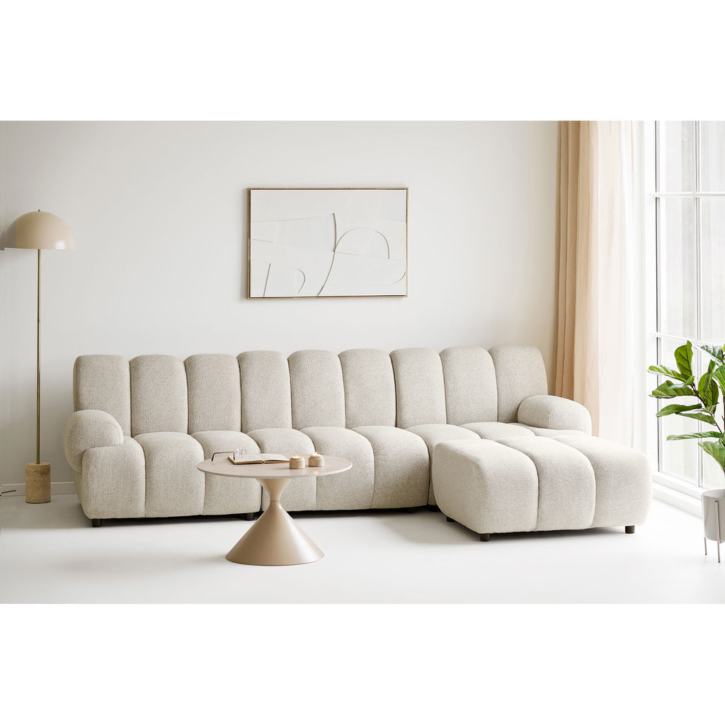 Taza 3,5-Personen Modulsofa mit Pouf
