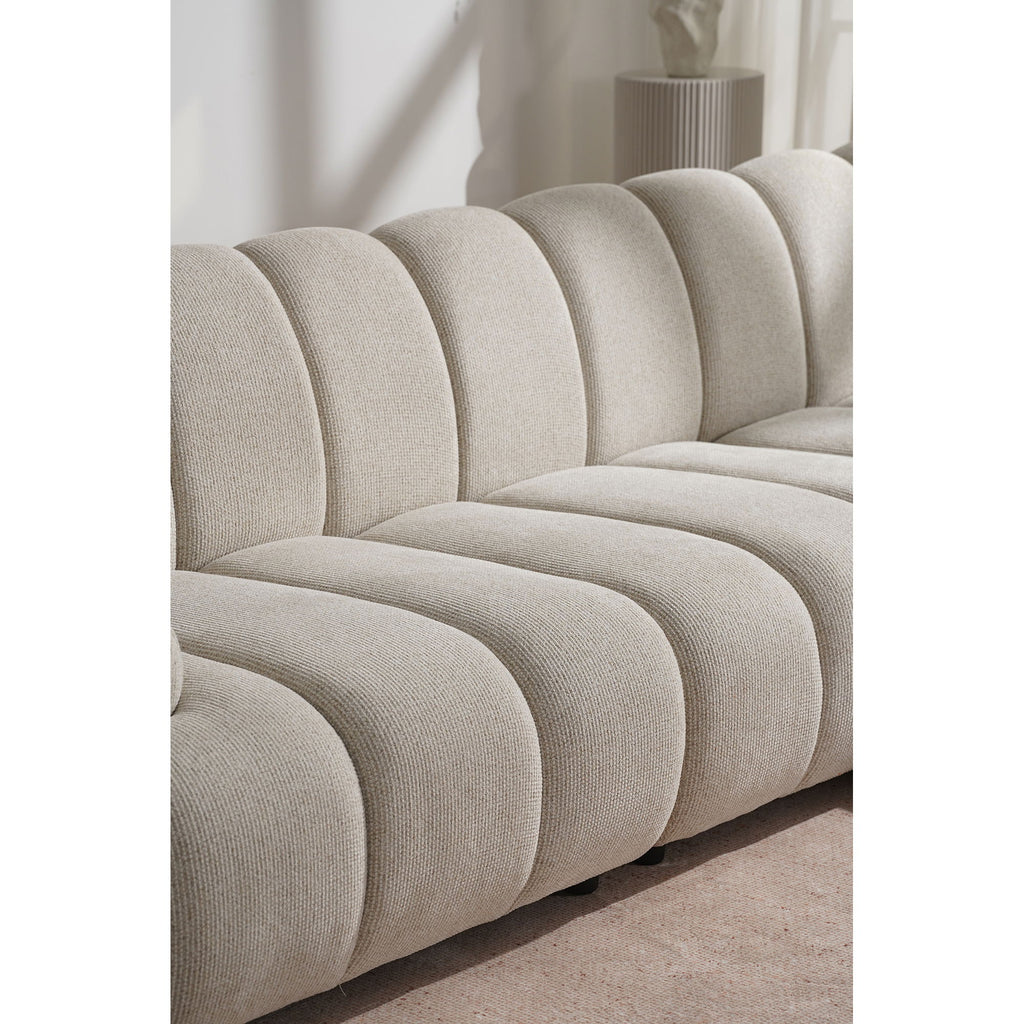 Taza 3,5-Personen Modulsofa mit Pouf