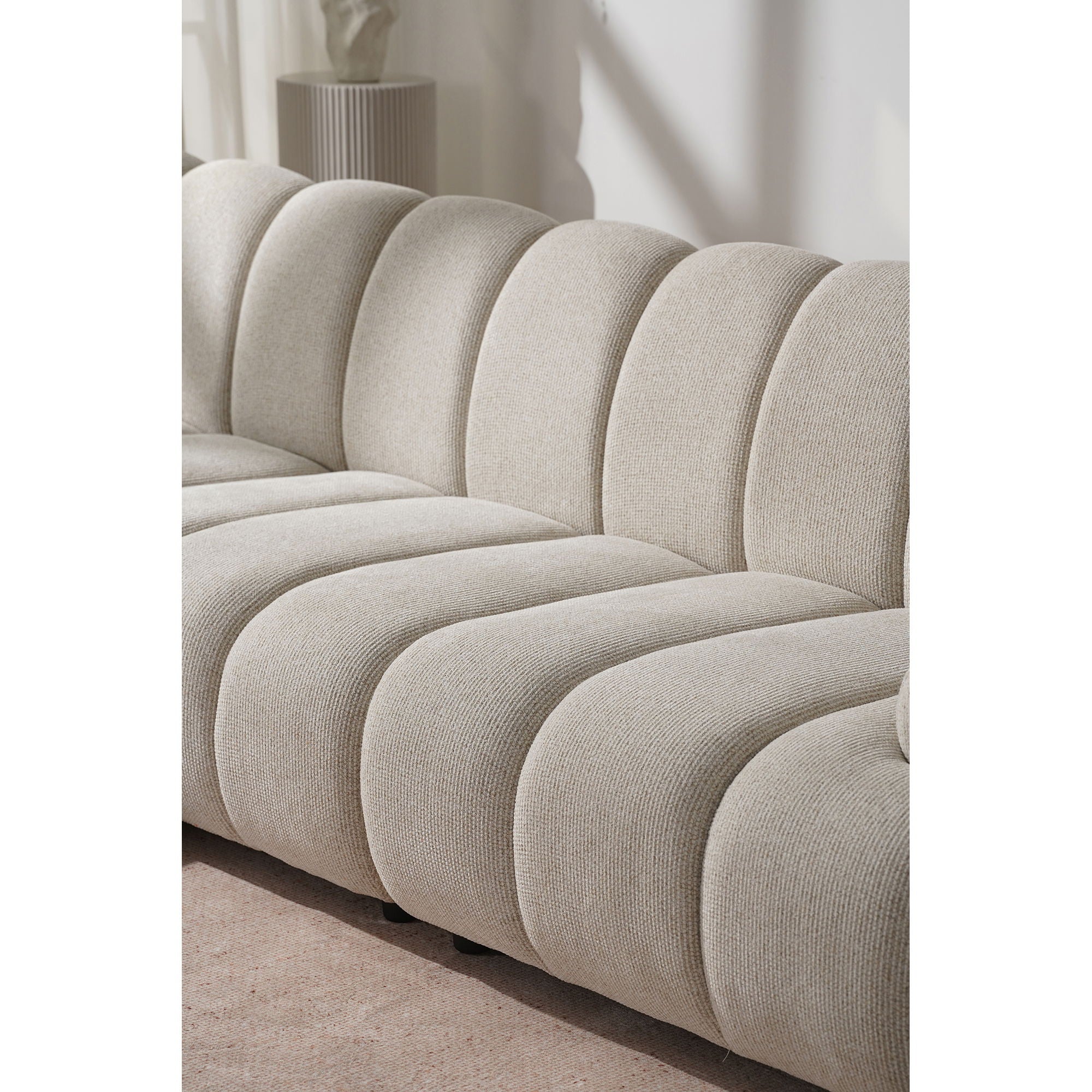 Taza 3,5-Personen Modulsofa mit Pouf