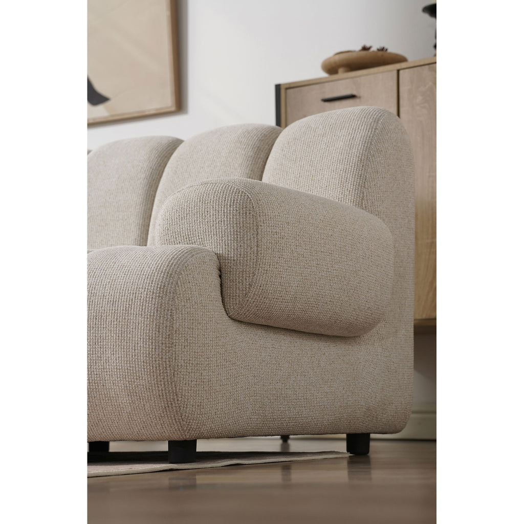 Taza 3,5-Personen Modulsofa mit Pouf