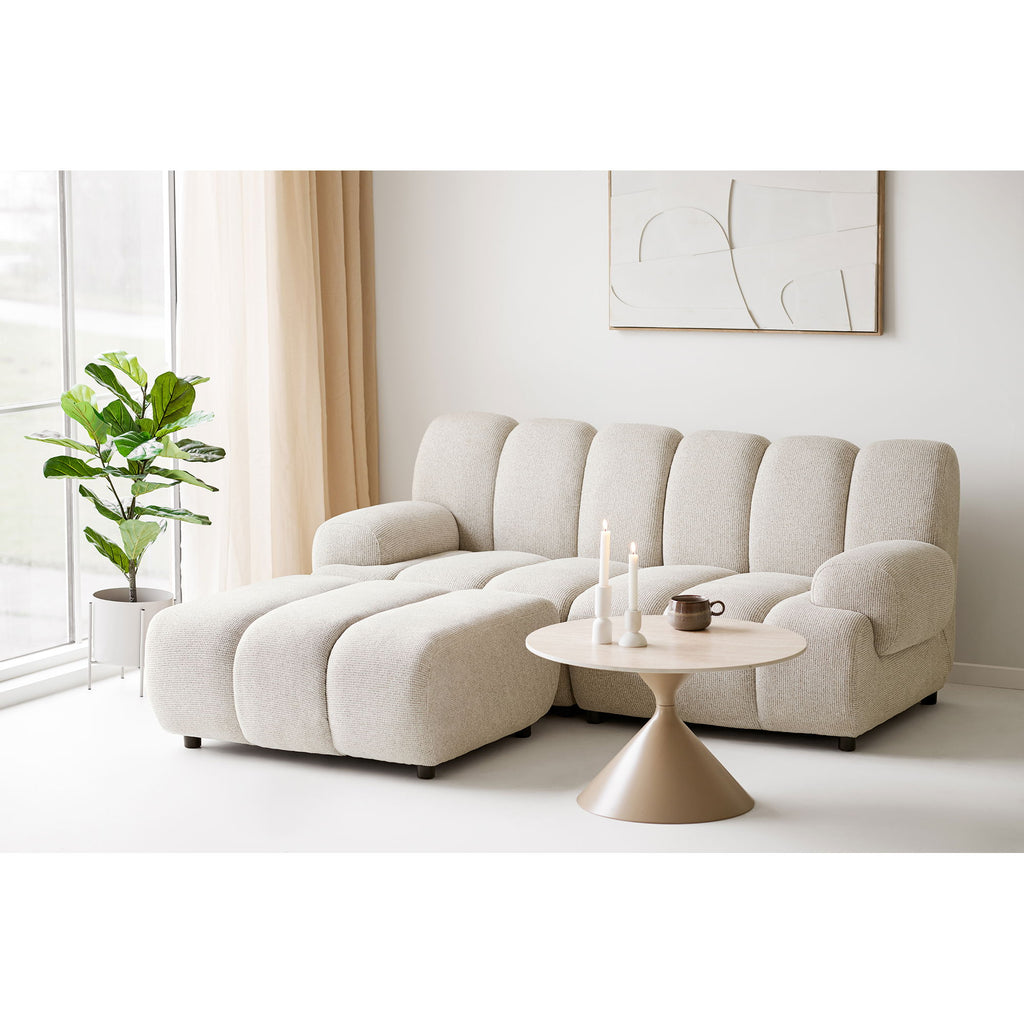 Taza 2,5-Personen Modulsofa mit Pouf
