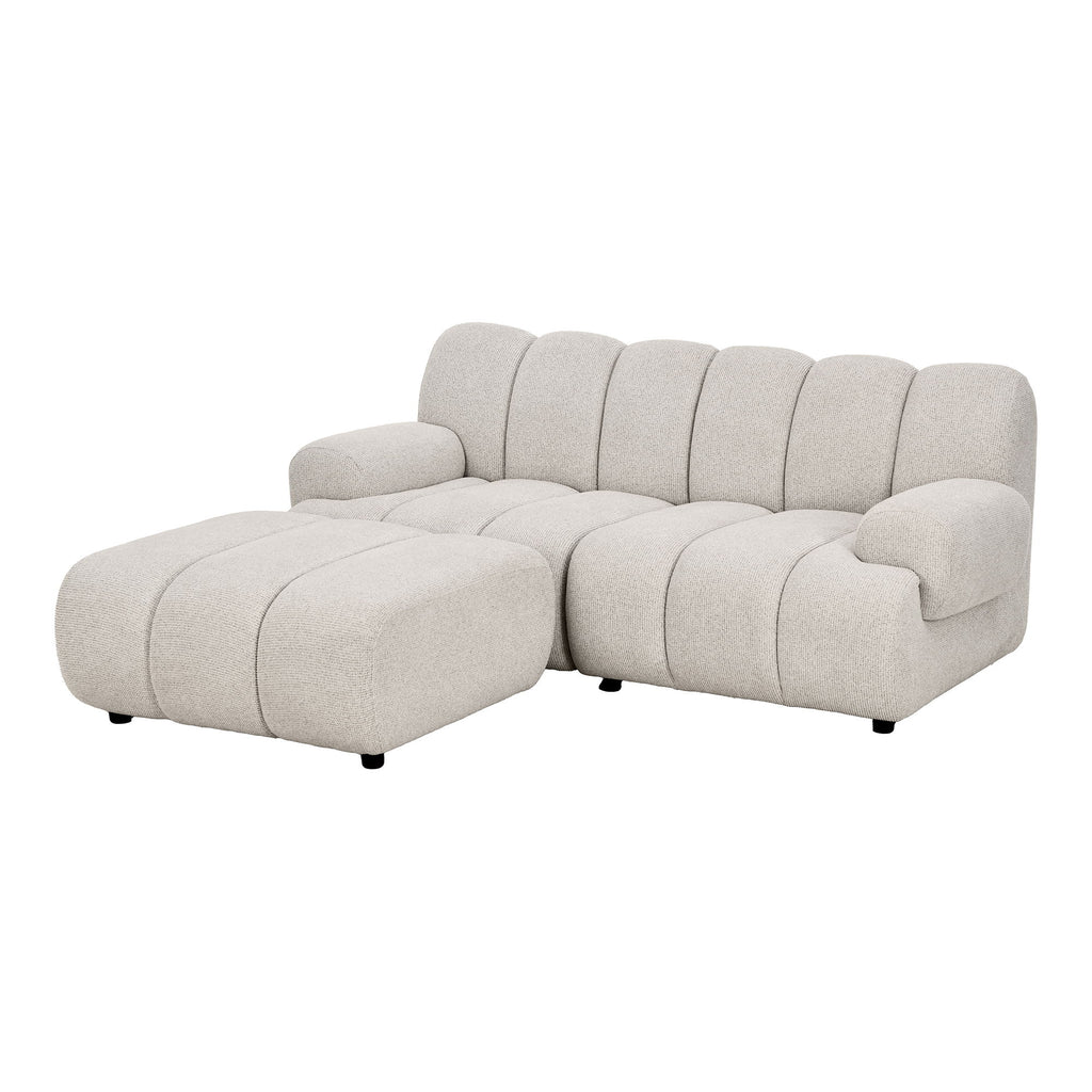 Taza 2,5-Personen Modulsofa mit Pouf