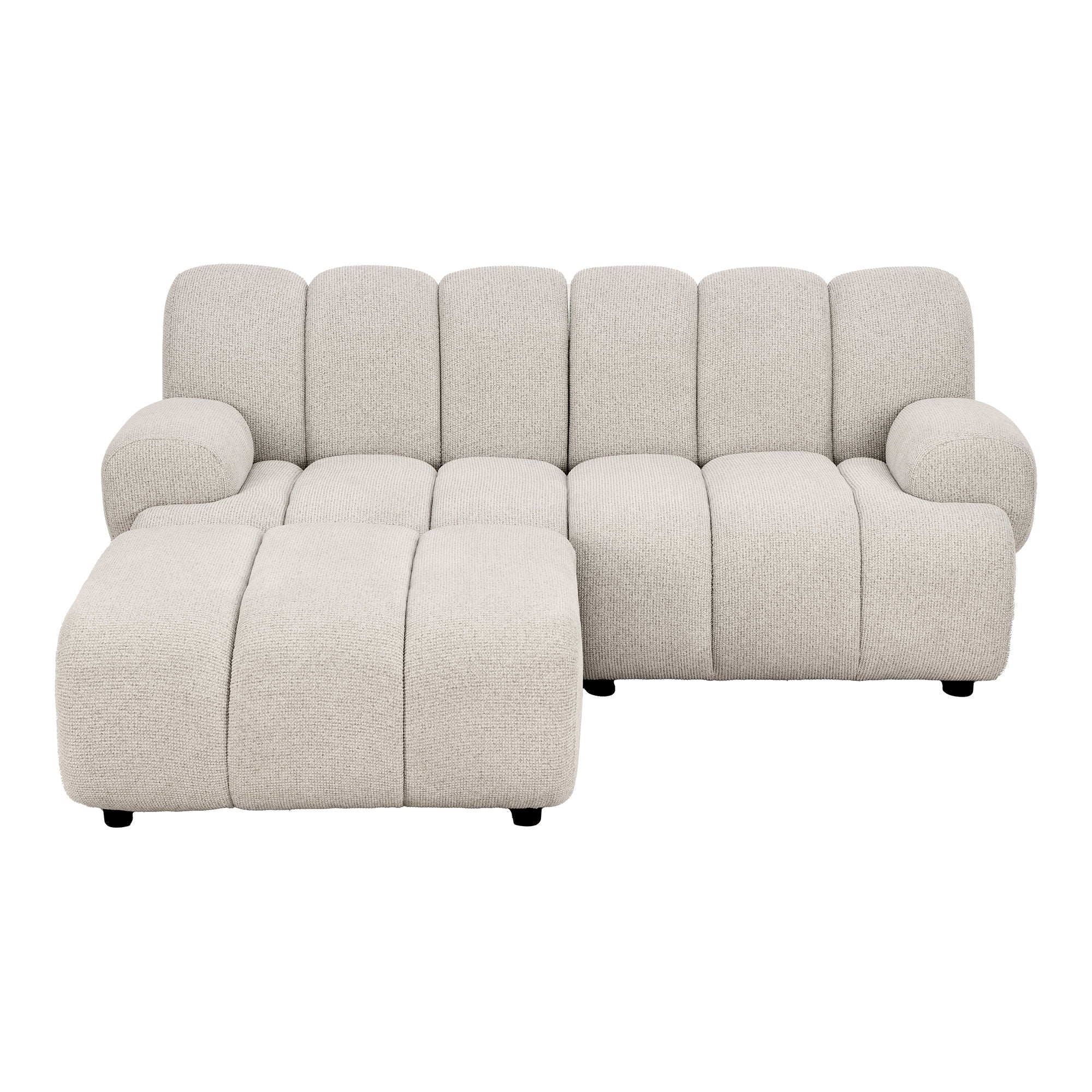 Taza 2,5-Personen Modulsofa mit Pouf