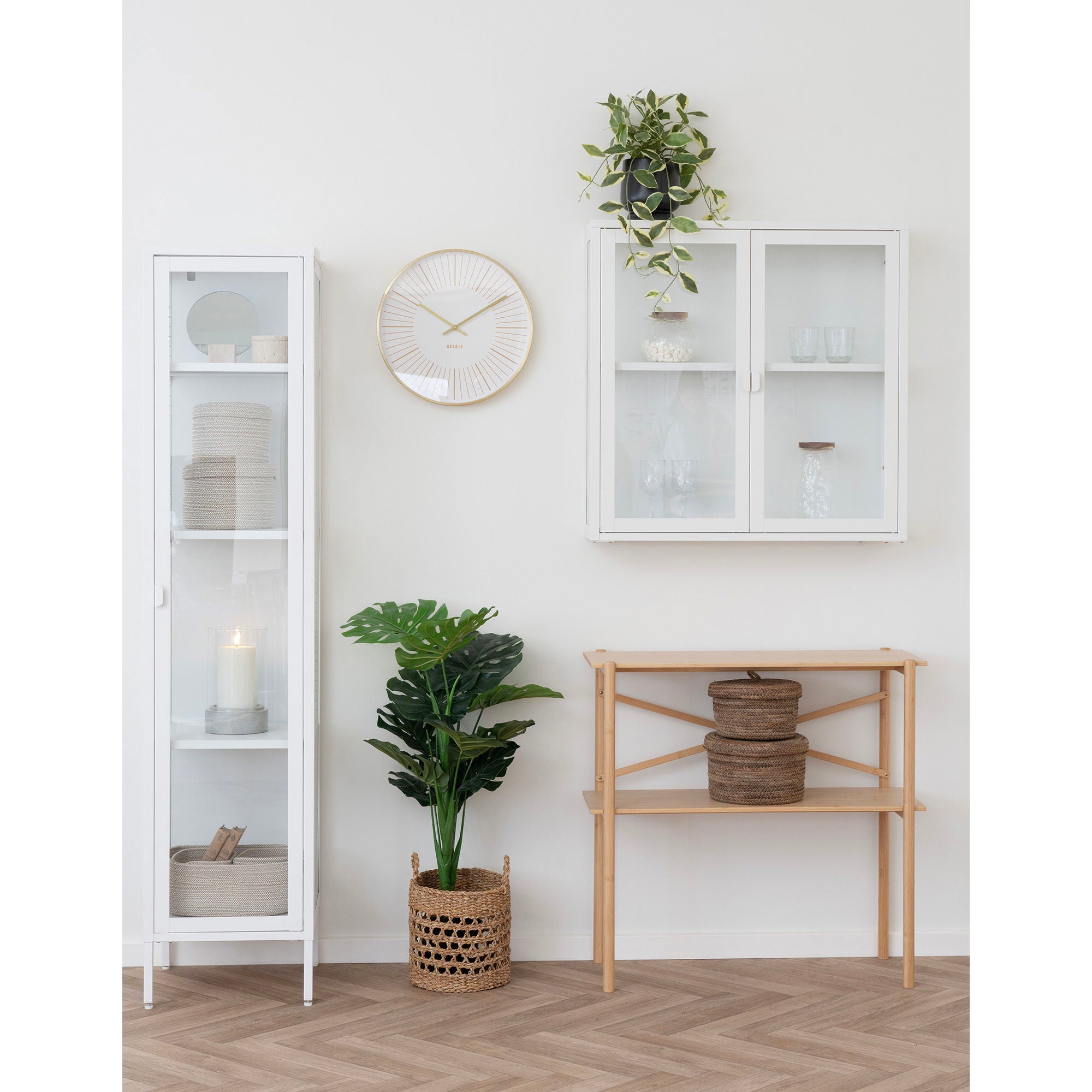 Brisbane Slim Display Cabinet