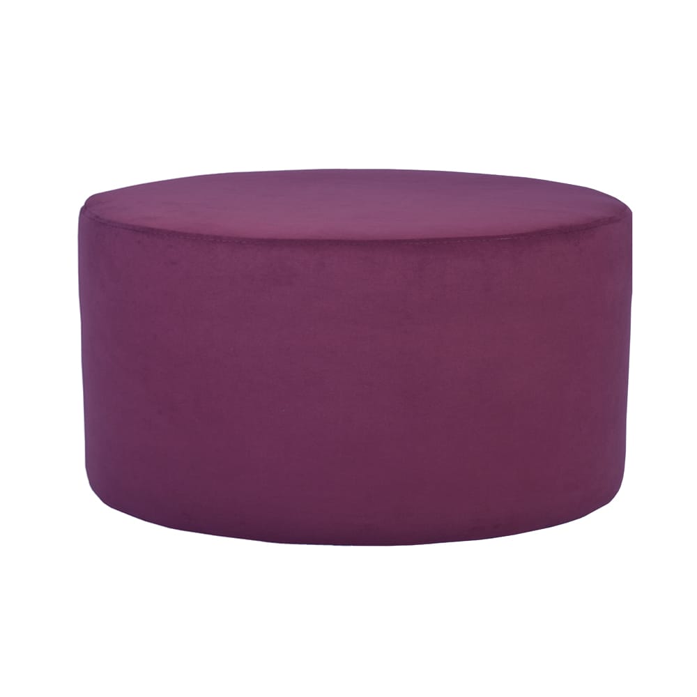 Runder 80er Pouf