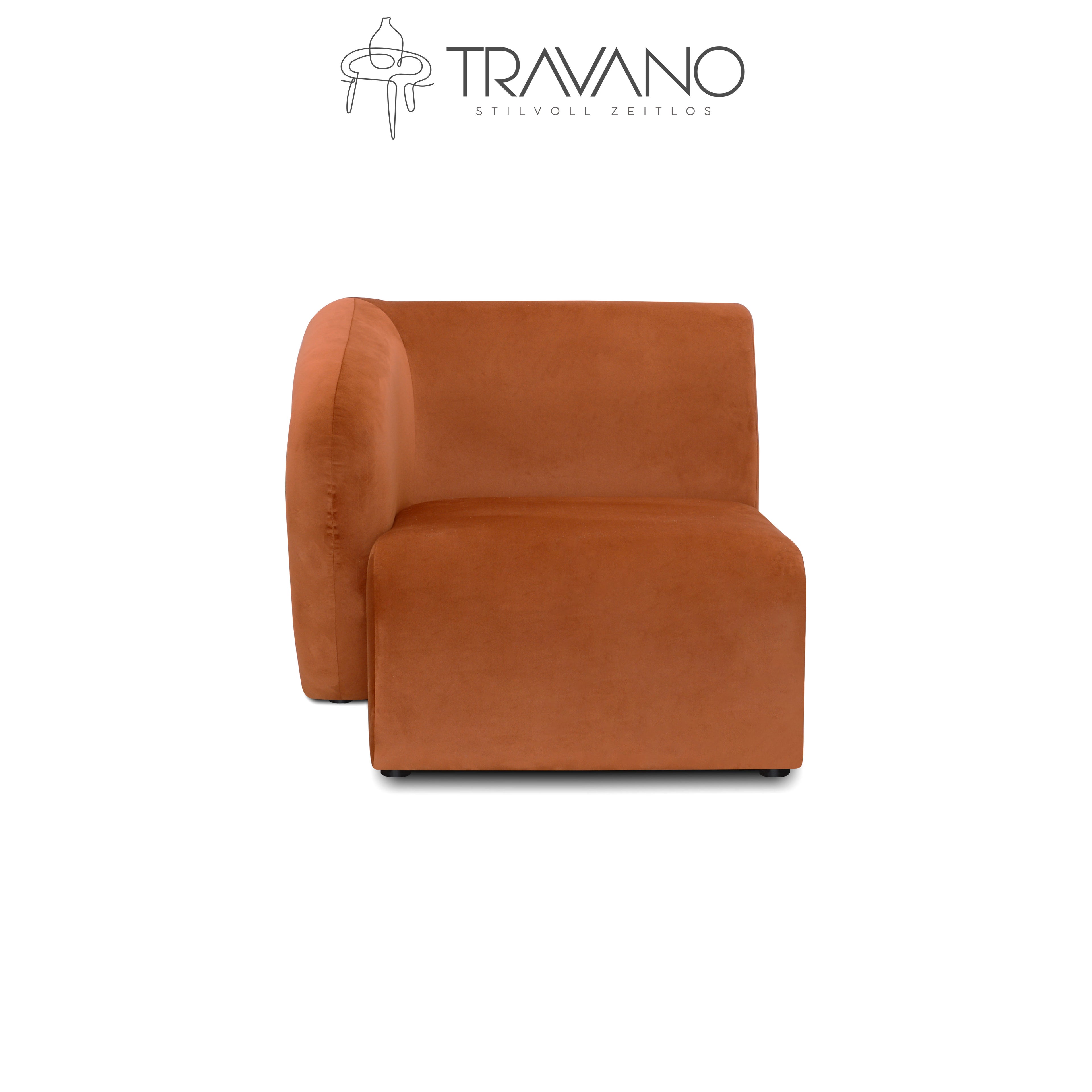 Linkes gerades Element für das modulare Sofa Laverna