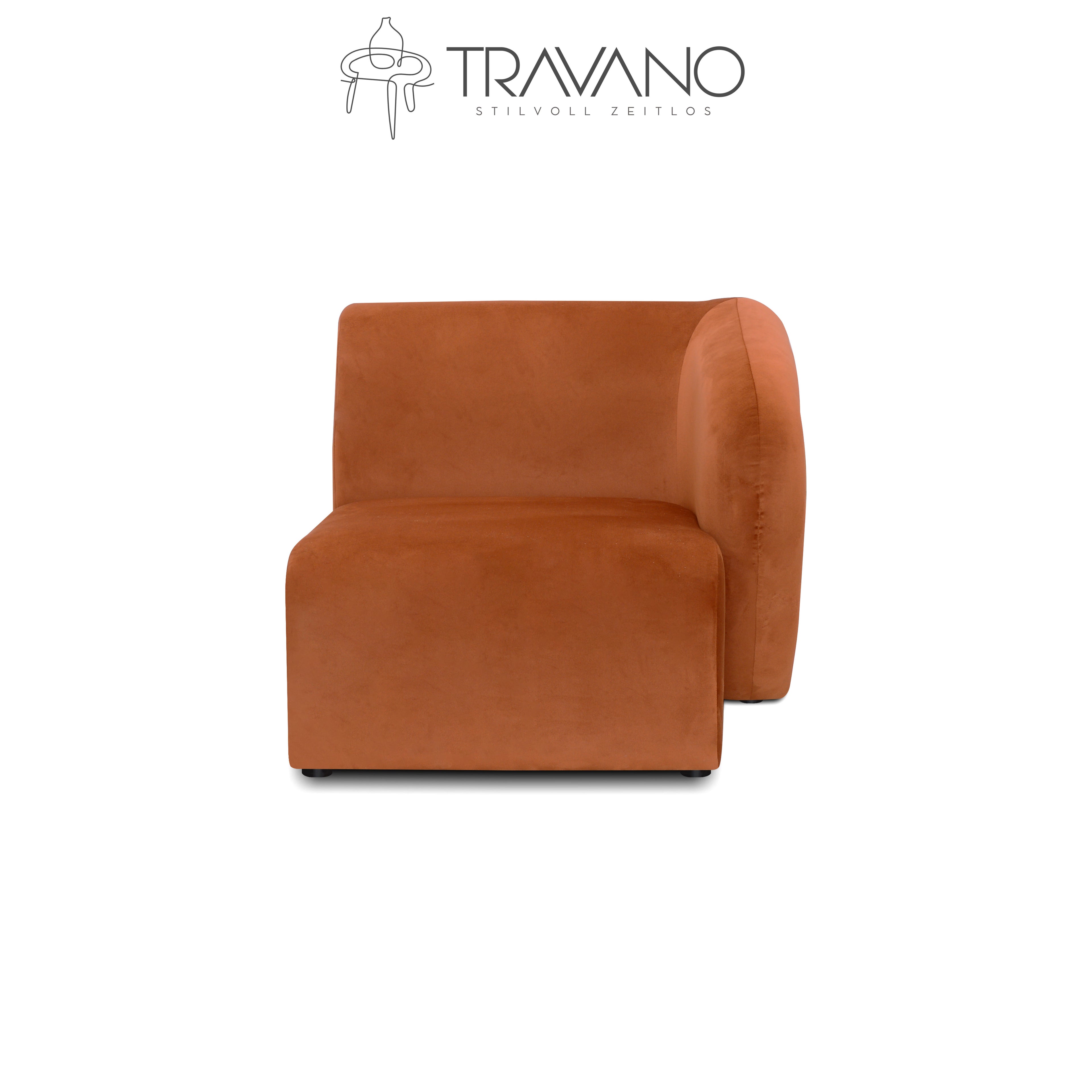 Gerades rechtes Element für das Laverna modulare Sofa