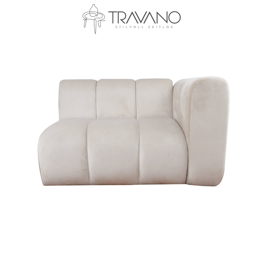 Gerades rechtes Element für das GRAND modulare Sofa