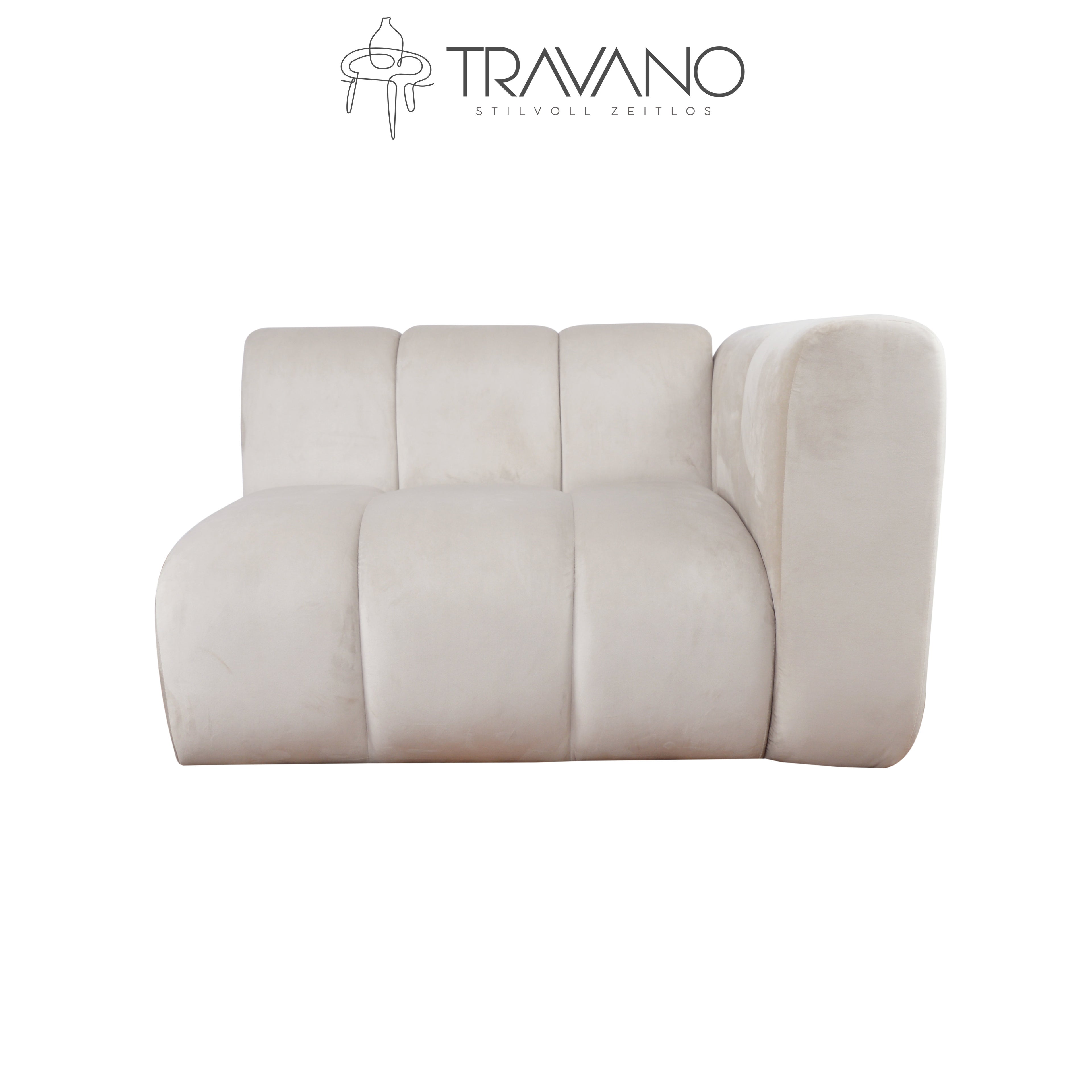 Gerades rechtes Element für das GRAND modulare Sofa