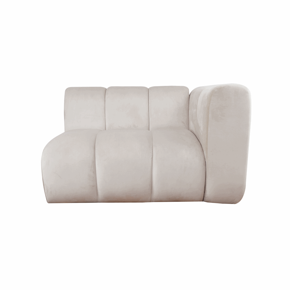 Gerades rechtes Element für das GRAND modulare Sofa