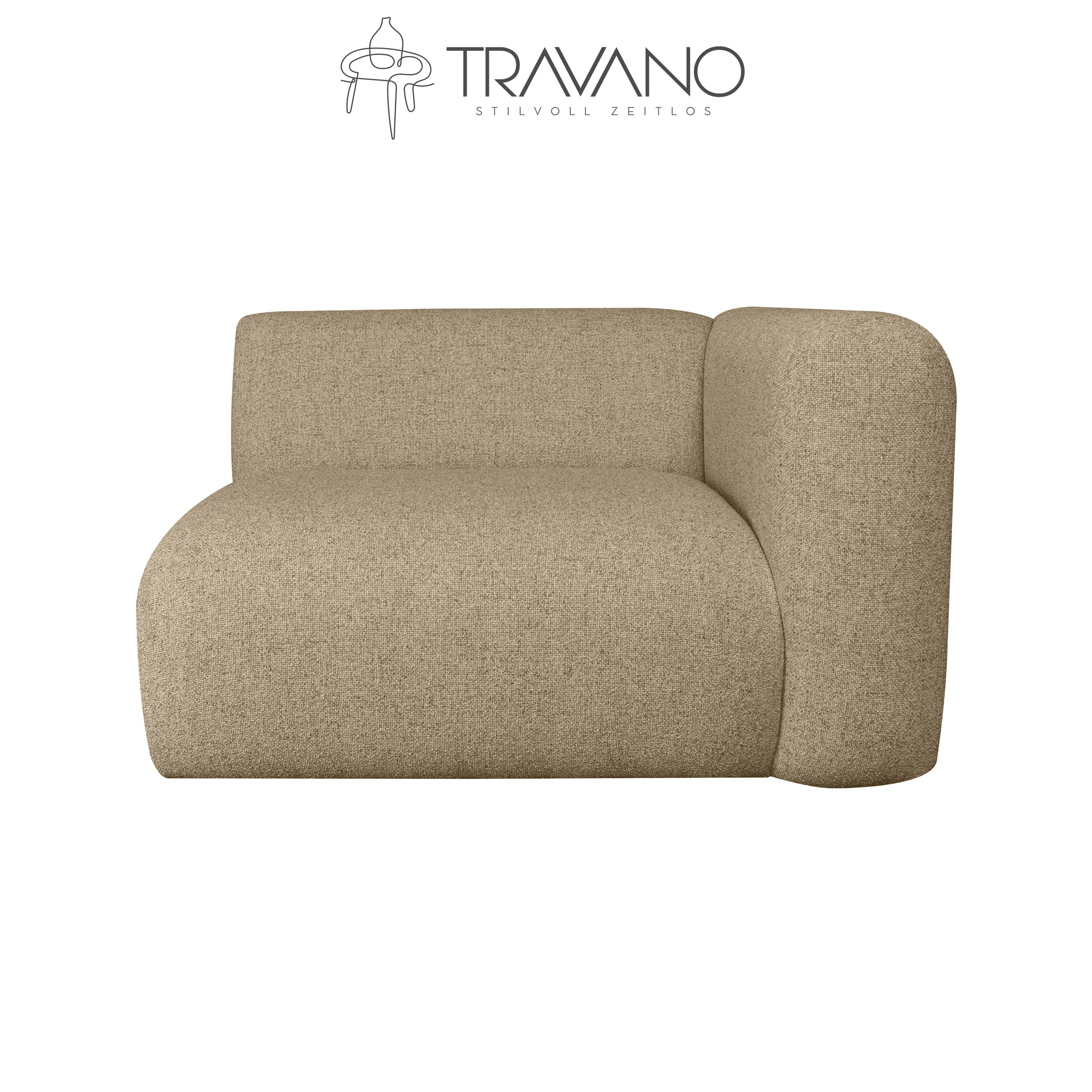 Gerades rechtes Element für das Greta modulare Sofa