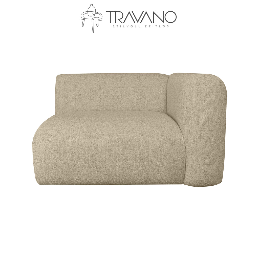 Gerades rechtes Element für das Greta modulare Sofa