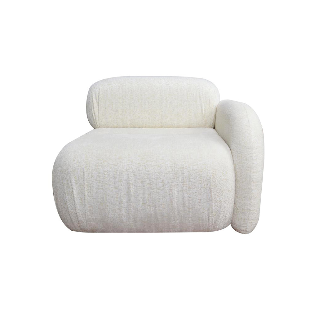 Gerades rechtes Element für das modulare Sofa Poppy