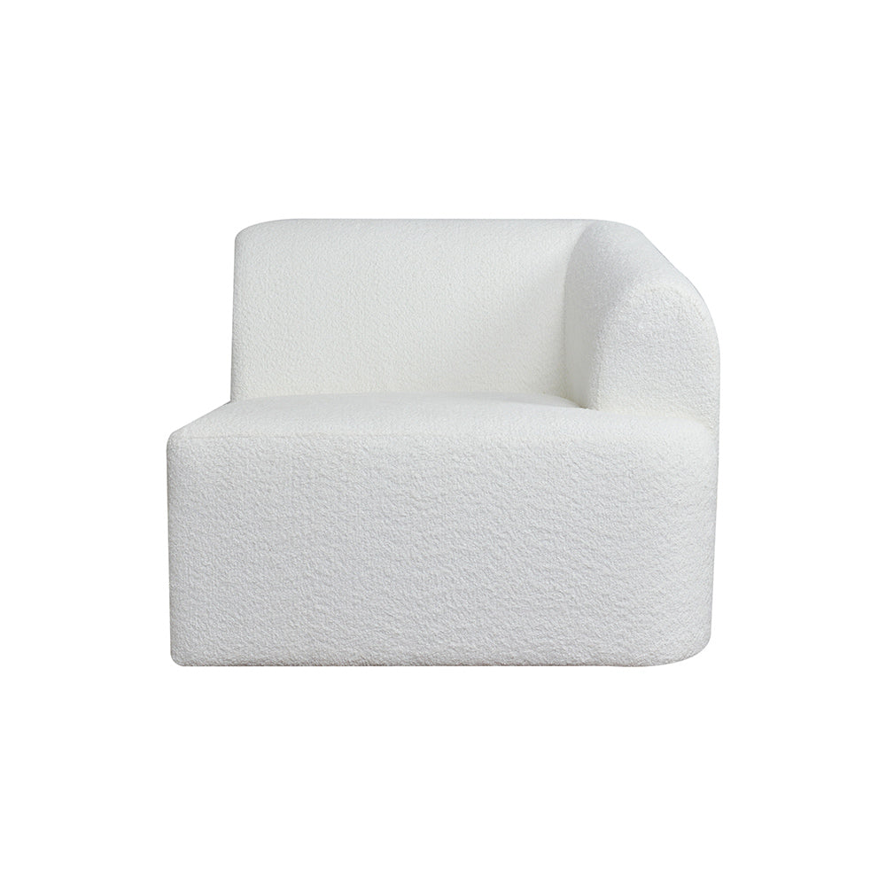 Gerades rechtes Element für das Soft modulare Sofa