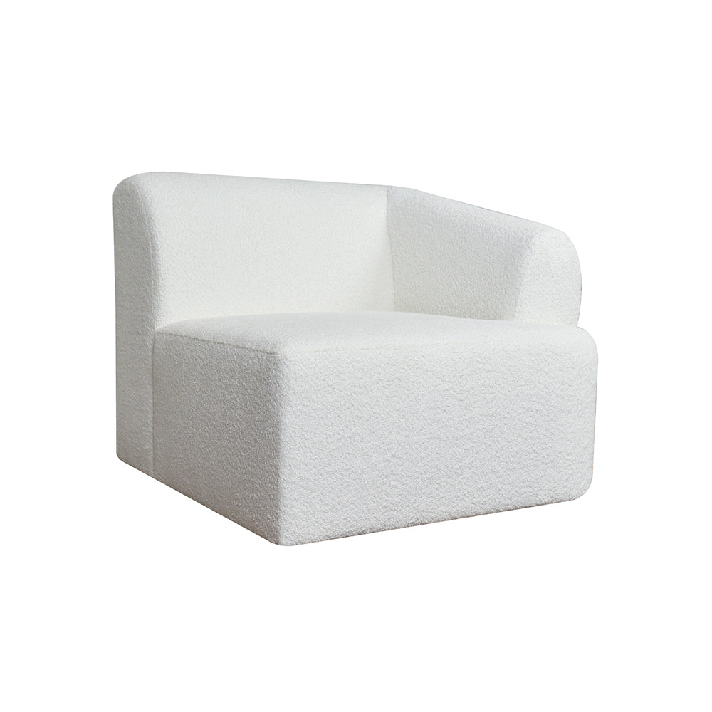 Gerades rechtes Element für das Soft modulare Sofa