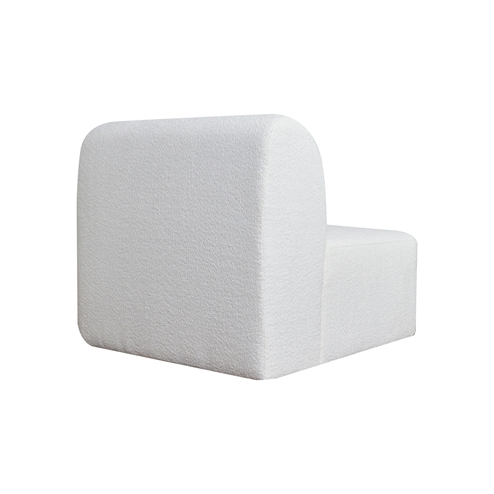 Gerades rechtes Element für das Soft modulare Sofa