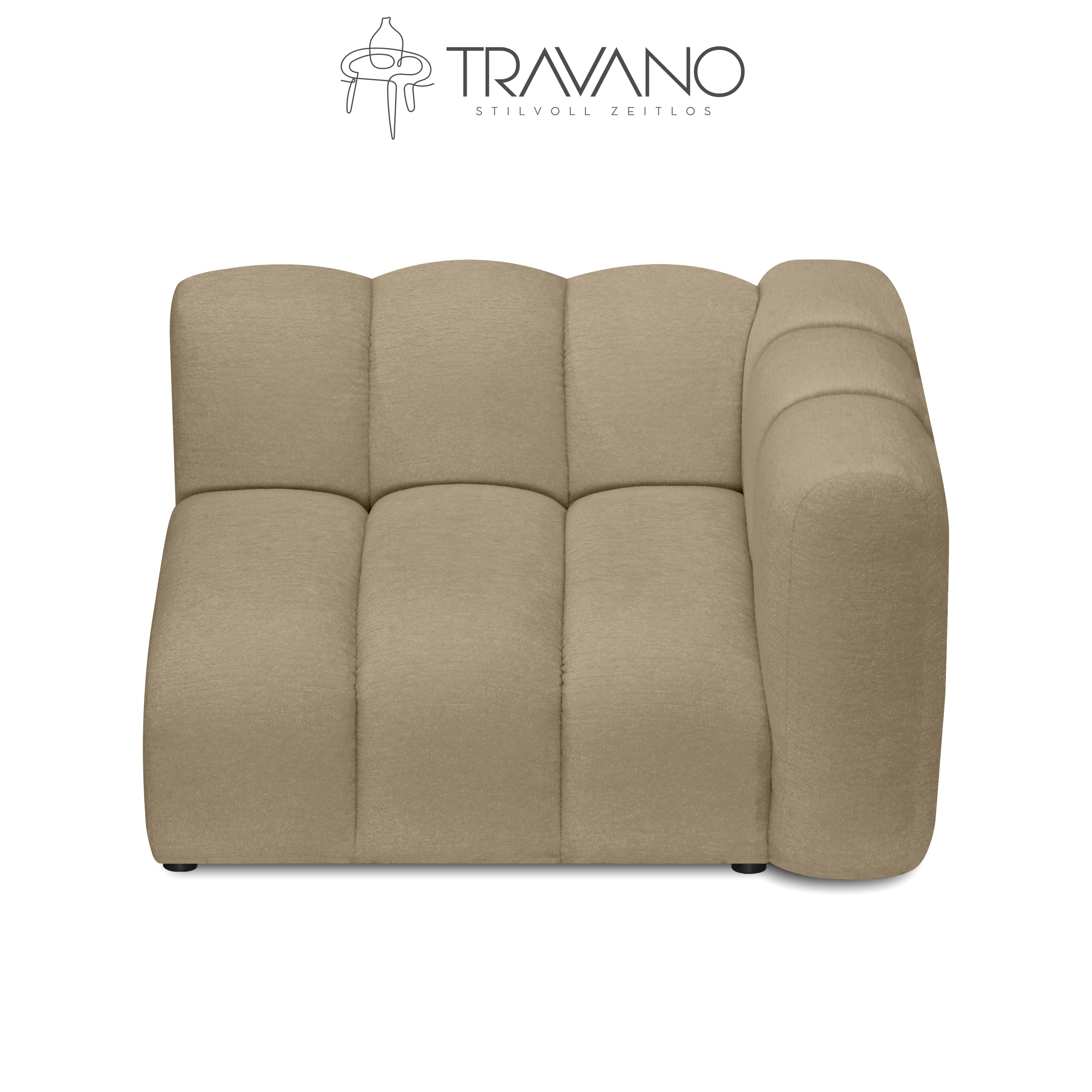 Gerades rechtes Element für das modulare Sofa Gerard