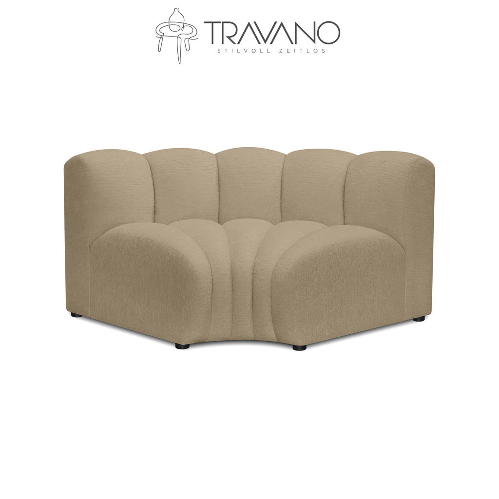 Schlankes Ecksofa für das Gerard-Modulsofa