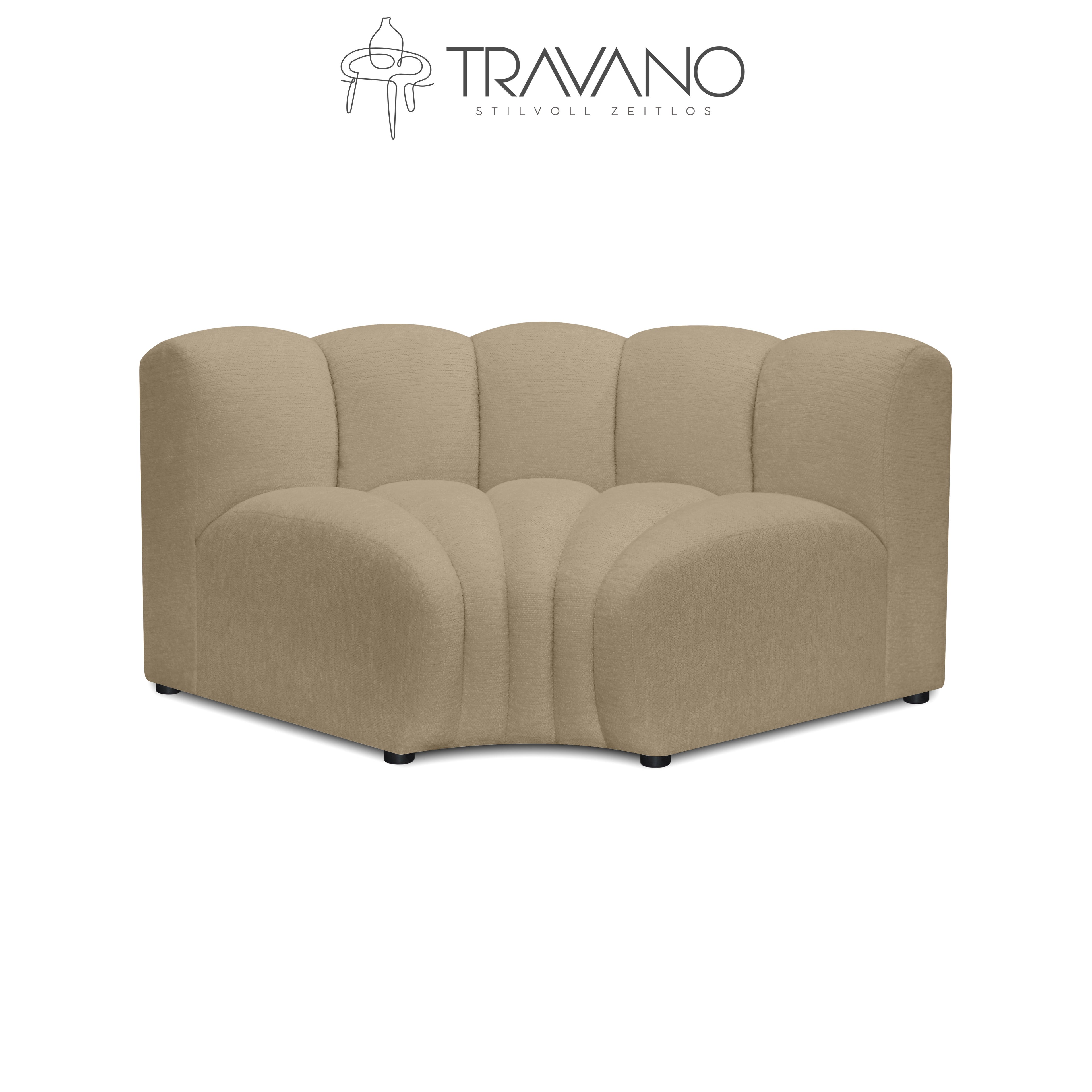 Schlankes Ecksofa für das Gerard-Modulsofa