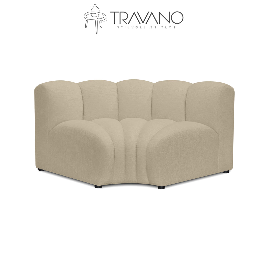 Schlankes Ecksofa für das Gerard-Modulsofa