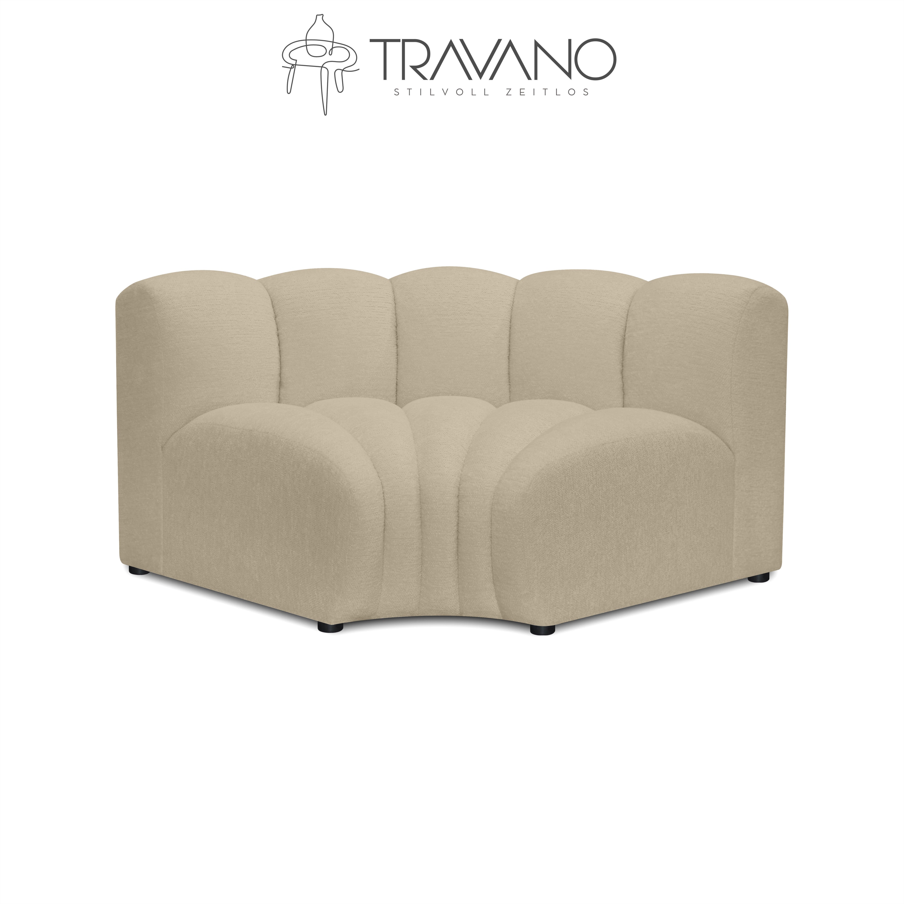 Schlankes Ecksofa für das Gerard-Modulsofa