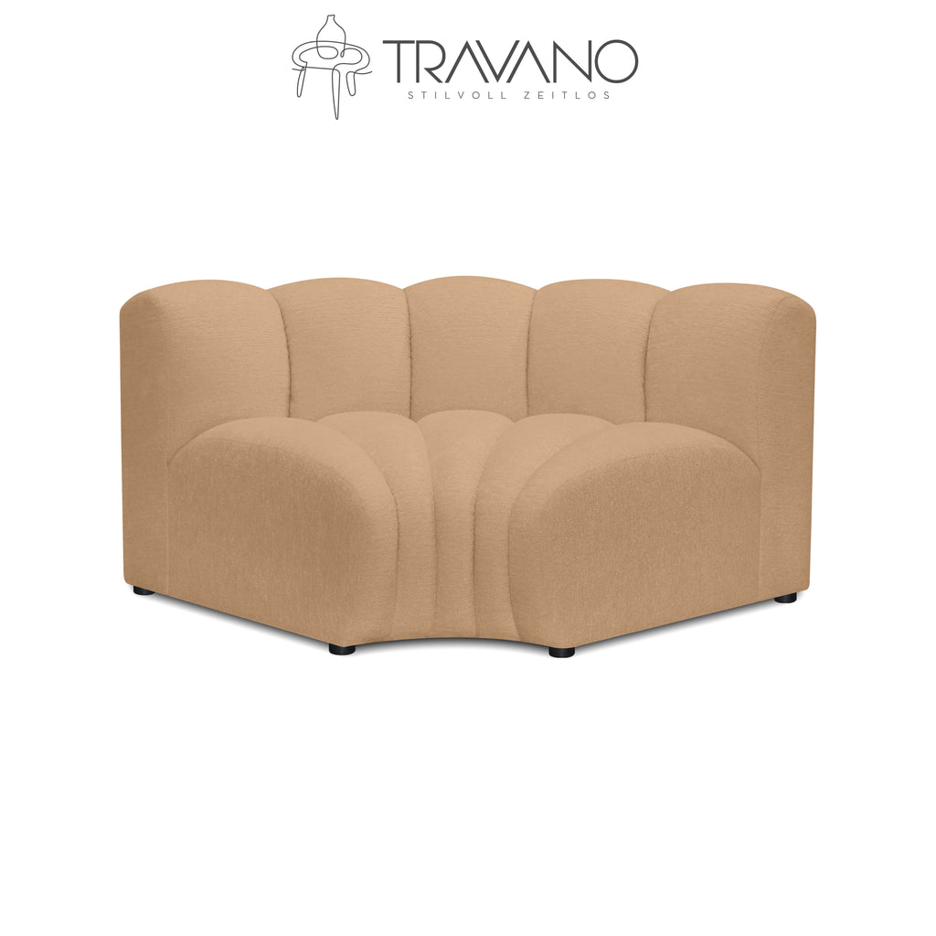 Schlankes Ecksofa für das Gerard-Modulsofa