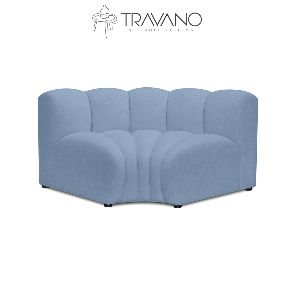 Schlankes Ecksofa für das Gerard-Modulsofa