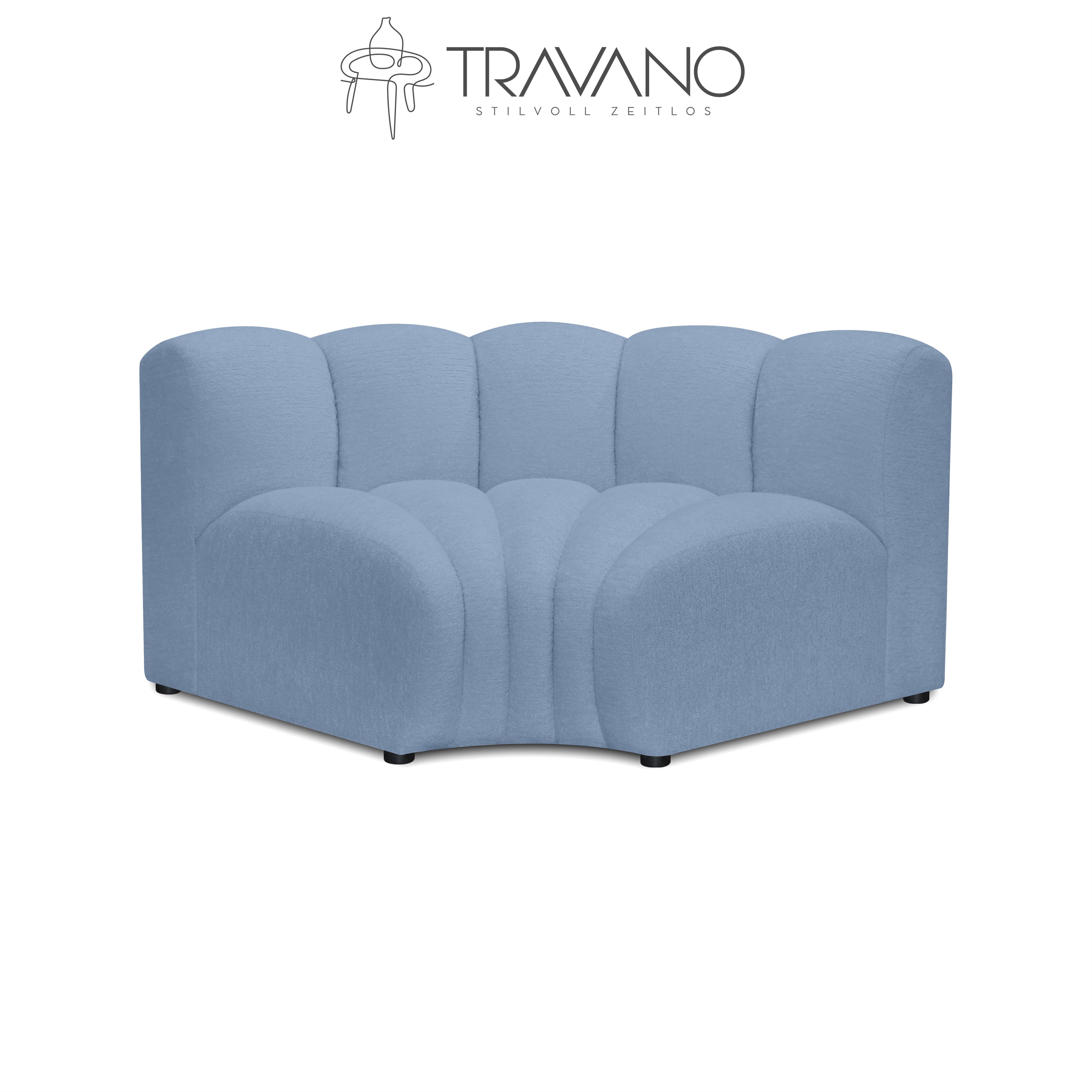 Schlankes Ecksofa für das Gerard-Modulsofa