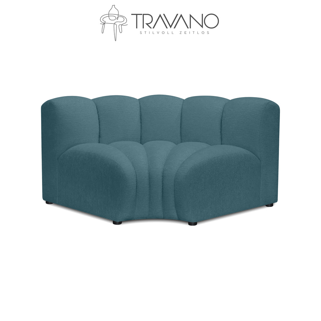 Schlankes Ecksofa für das Gerard-Modulsofa