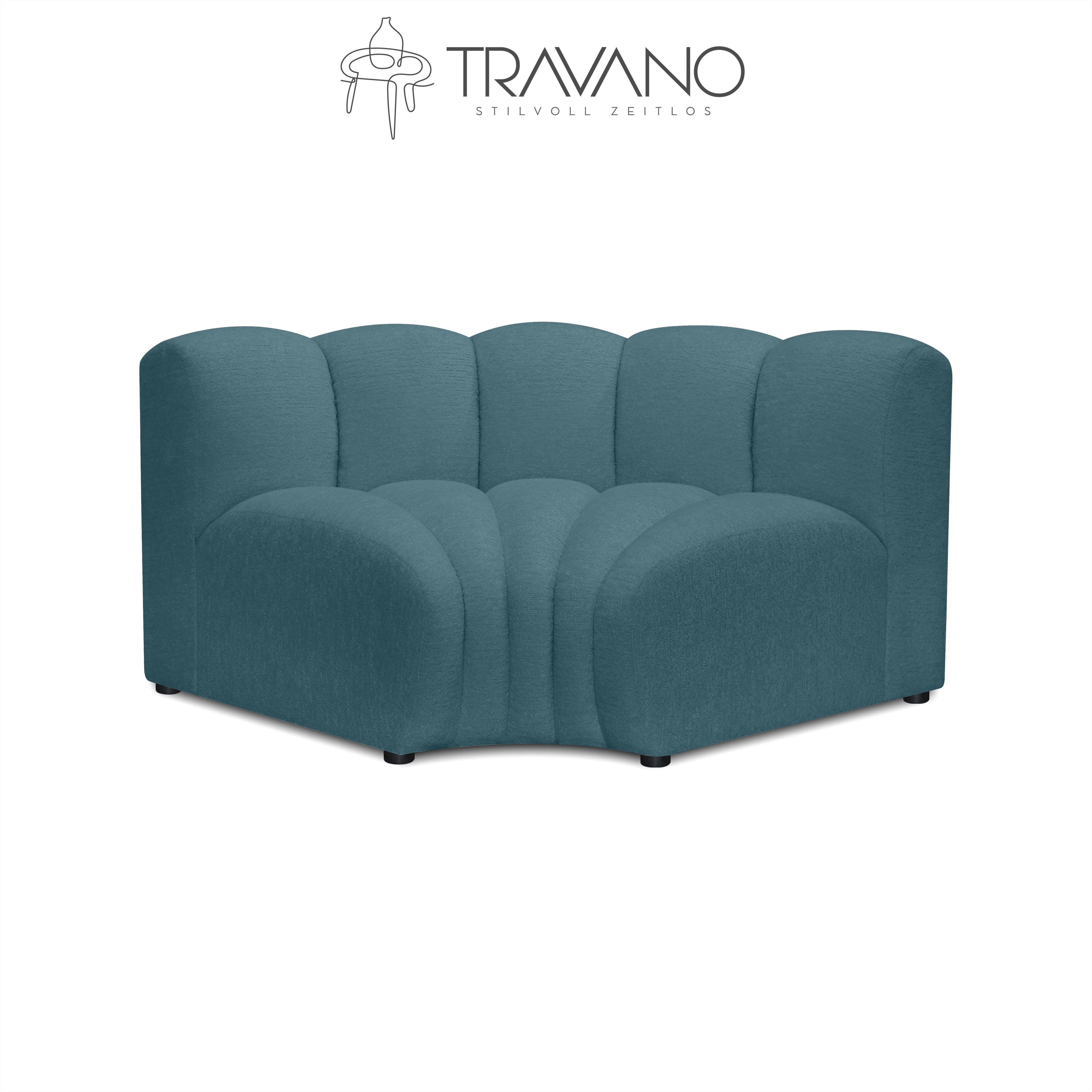 Schlankes Ecksofa für das Gerard-Modulsofa