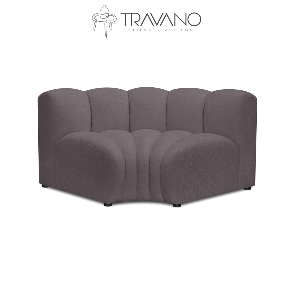 Schlankes Ecksofa für das Gerard-Modulsofa