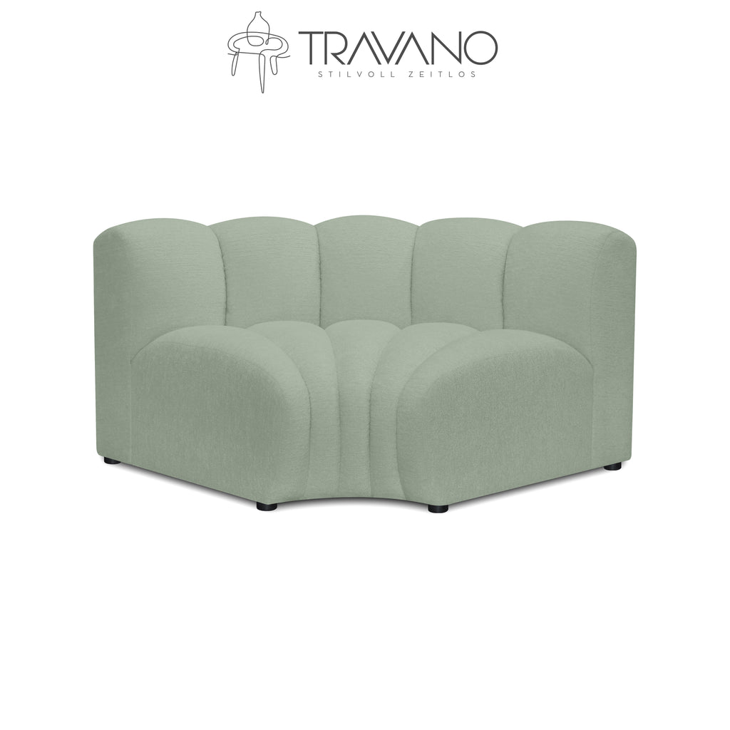 Schlankes Ecksofa für das Gerard-Modulsofa