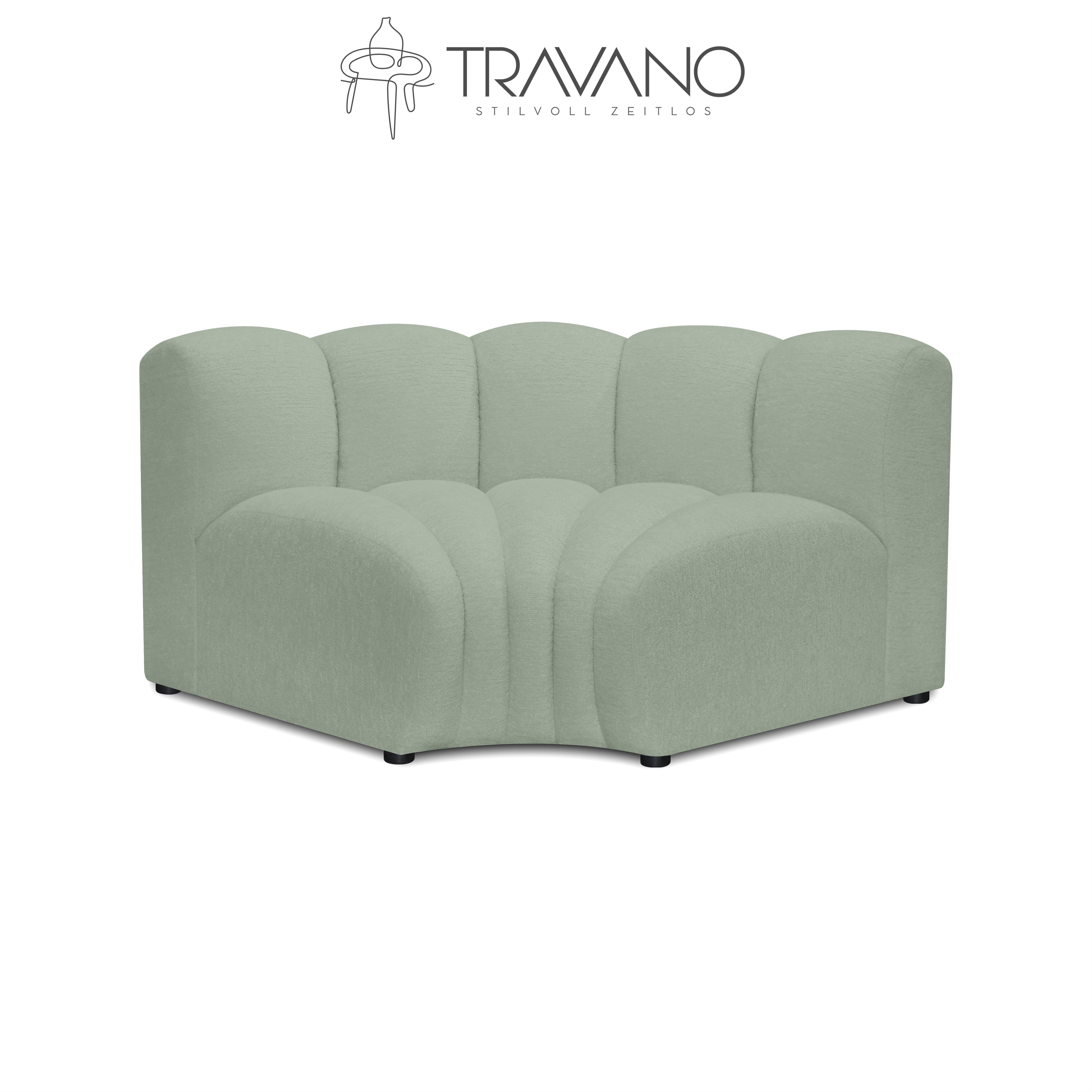 Schlankes Ecksofa für das Gerard-Modulsofa