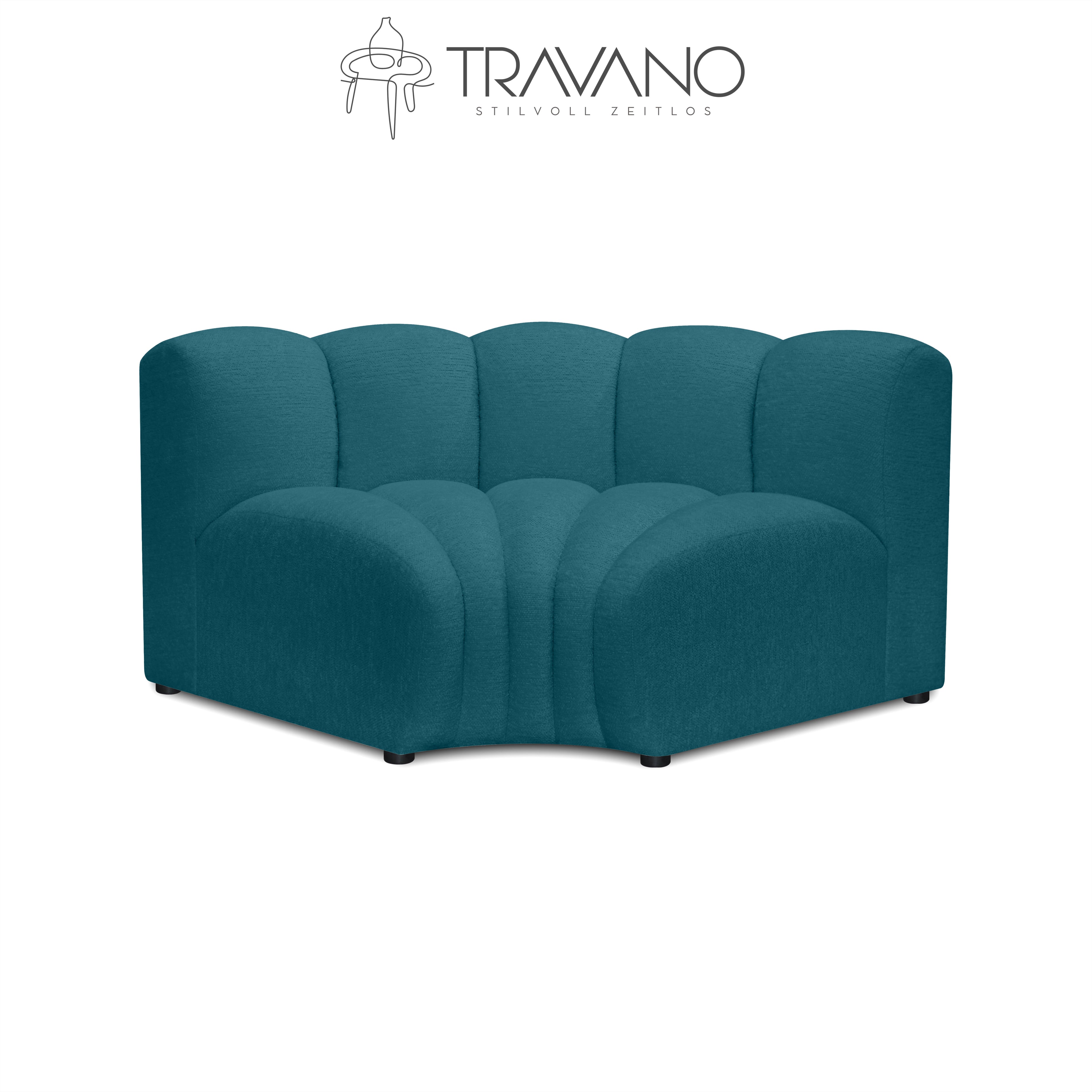 Schlankes Ecksofa für das Gerard-Modulsofa