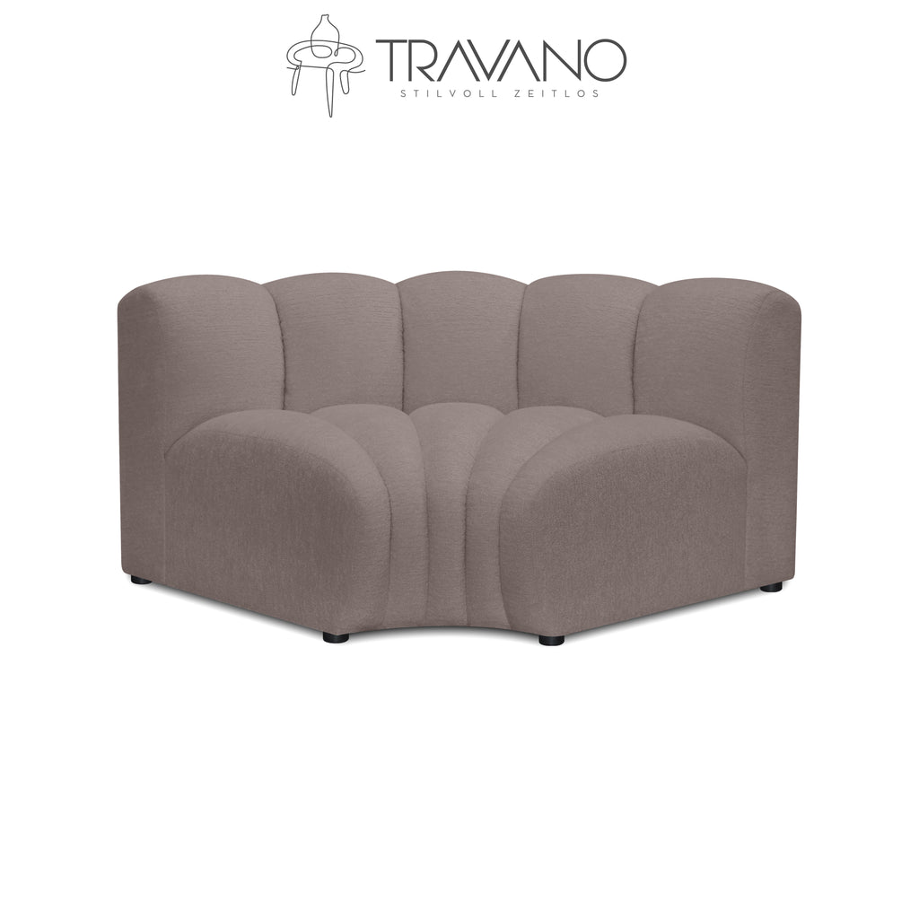 Schlankes Ecksofa für das Gerard-Modulsofa