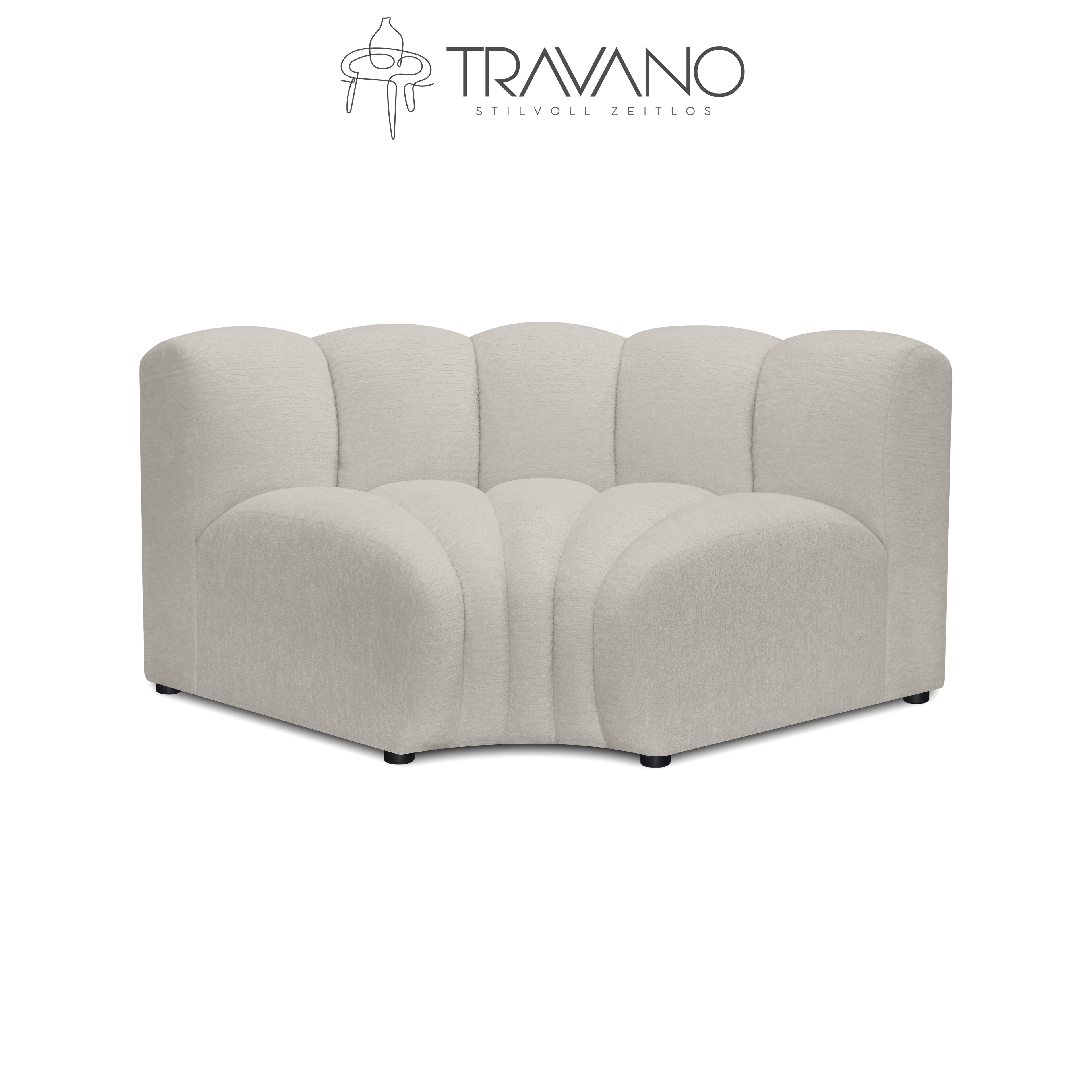 Schlankes Ecksofa für das Gerard-Modulsofa