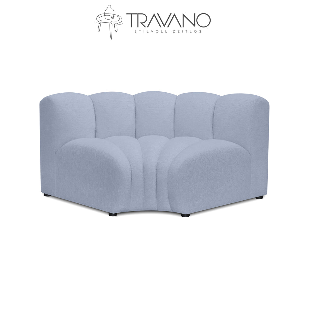 Schlankes Ecksofa für das Gerard-Modulsofa