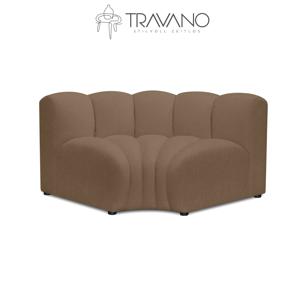 Schlankes Ecksofa für das Gerard-Modulsofa