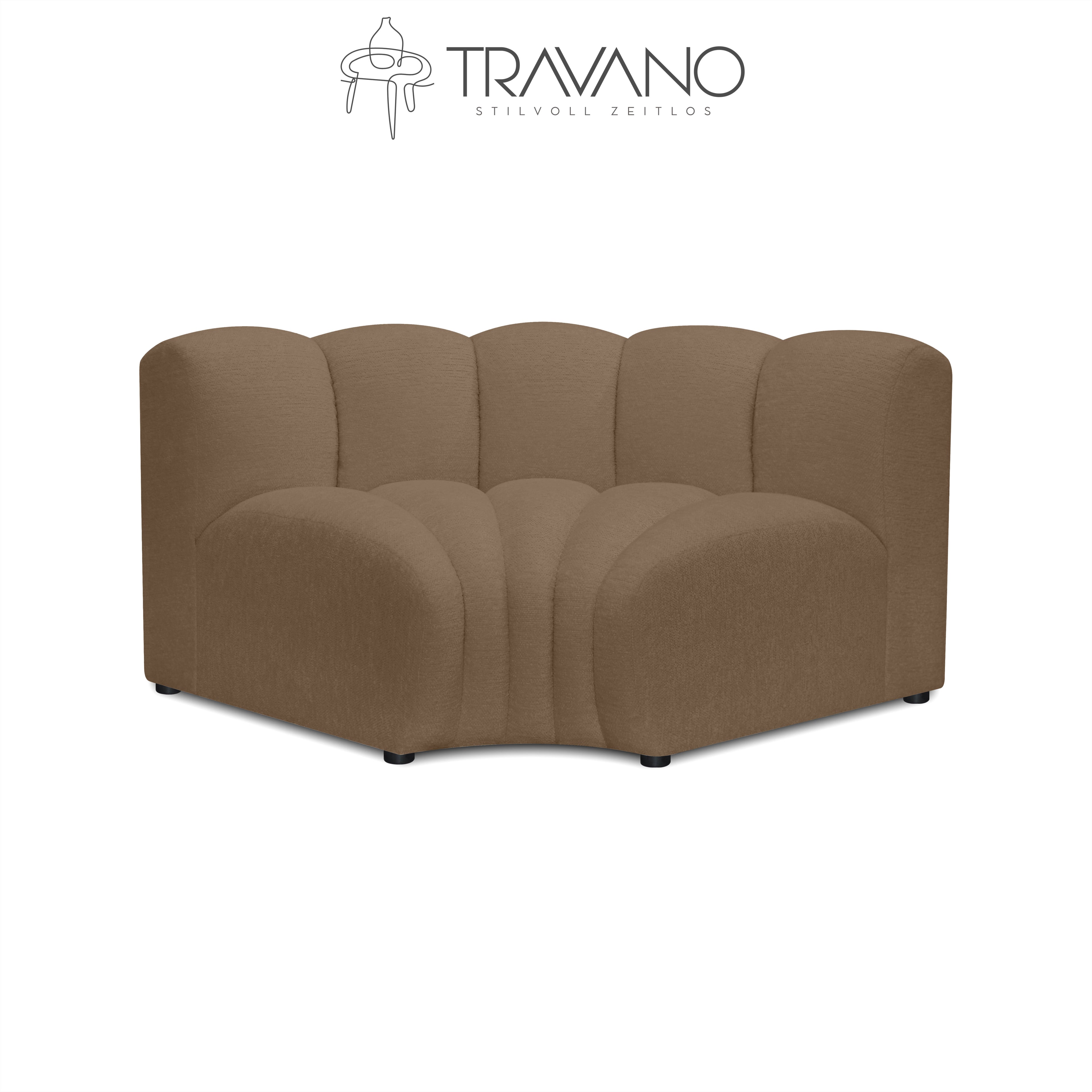 Schlankes Ecksofa für das Gerard-Modulsofa