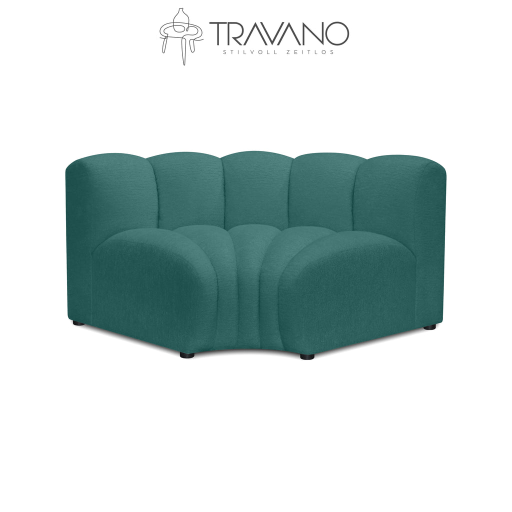 Schlankes Ecksofa für das Gerard-Modulsofa