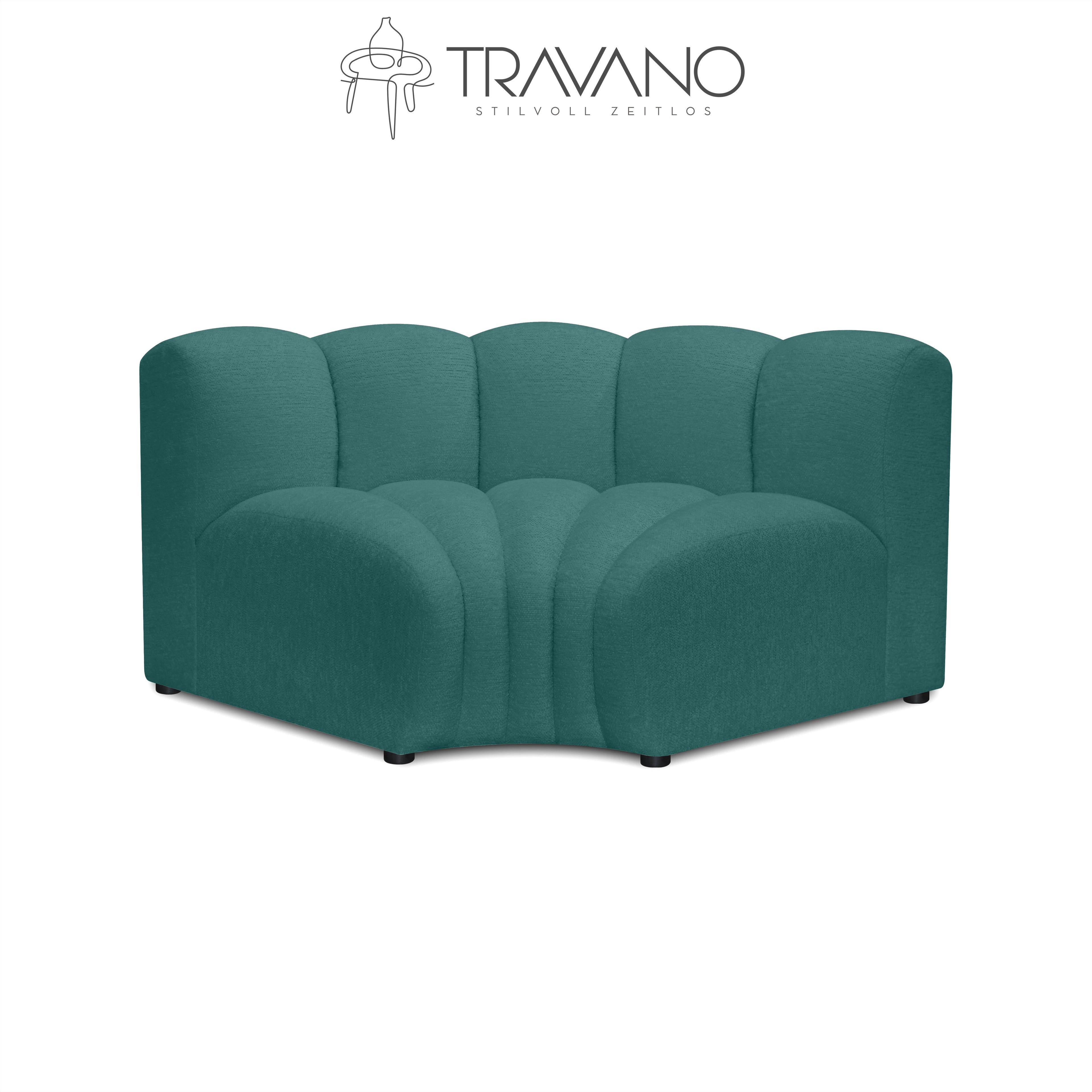 Schlankes Ecksofa für das Gerard-Modulsofa