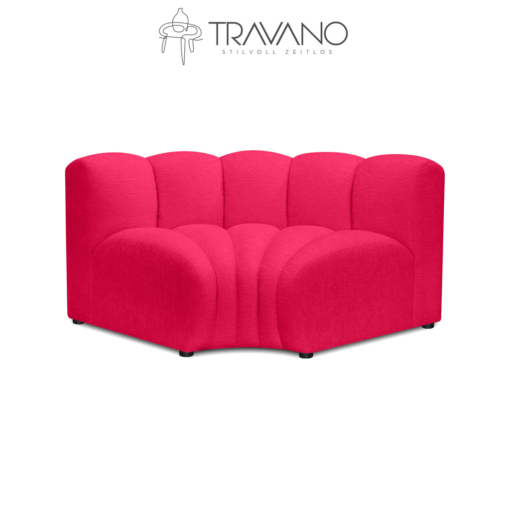 Schlankes Ecksofa für das Gerard-Modulsofa