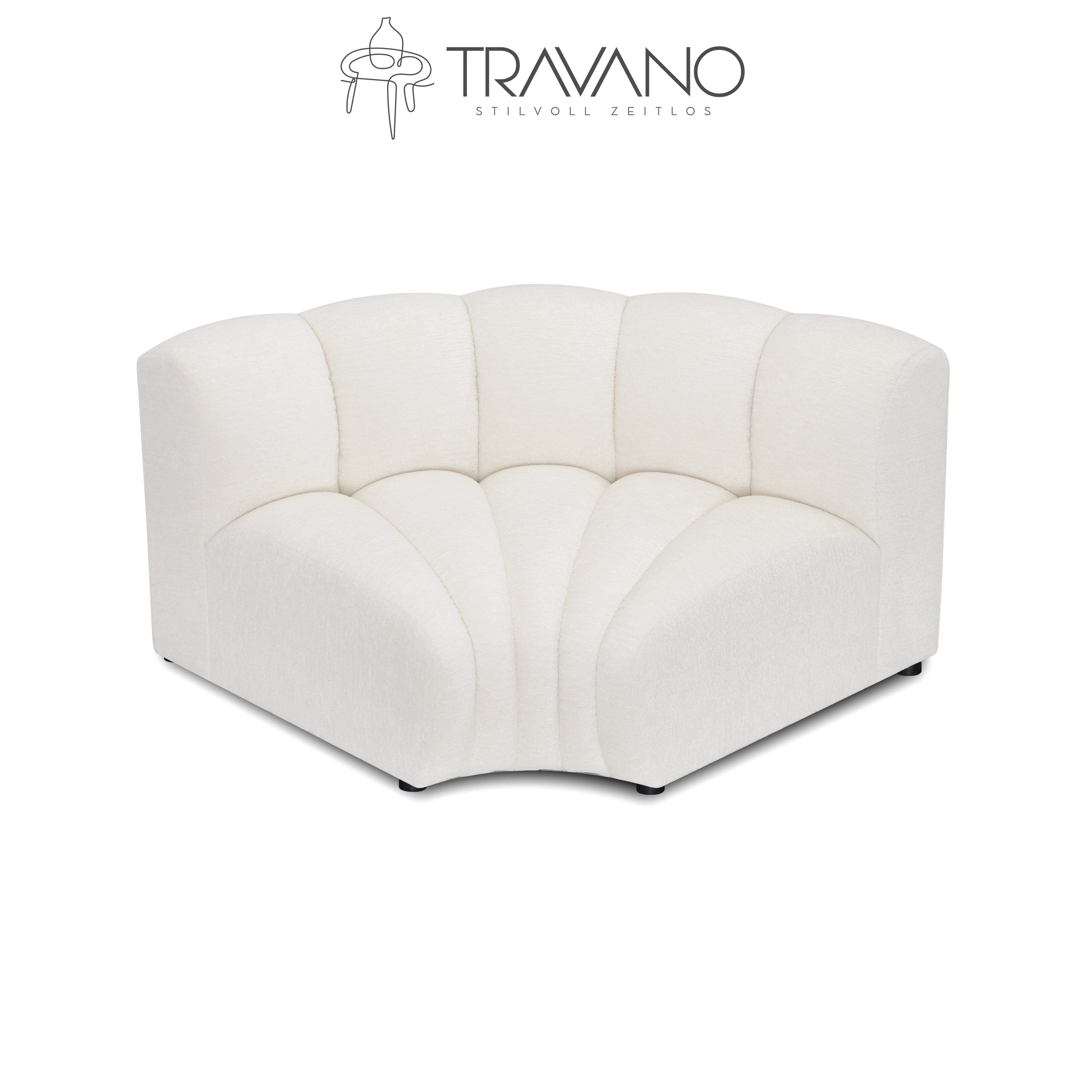 Schlankes Ecksofa für das Gerard-Modulsofa