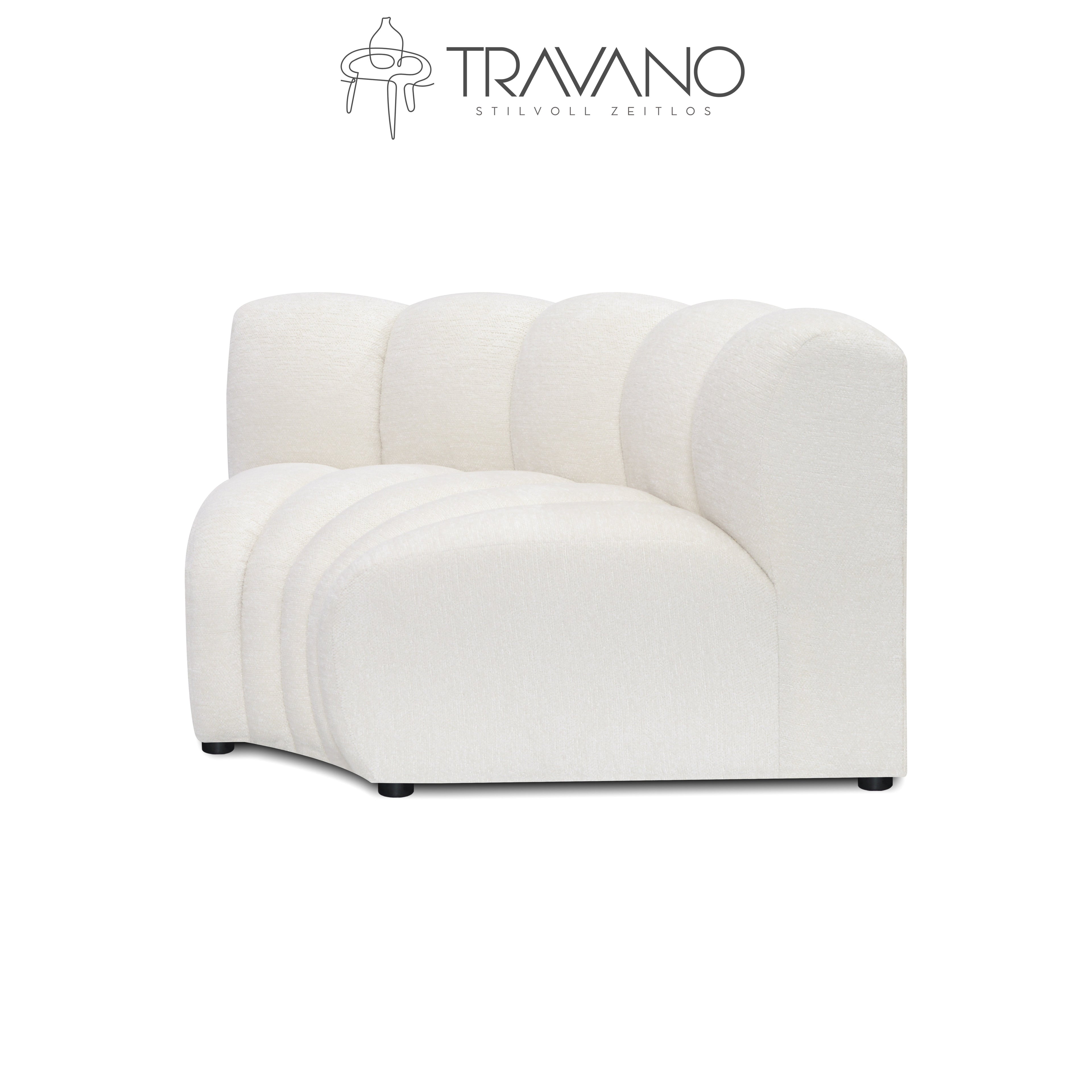 Schlankes Ecksofa für das Gerard-Modulsofa