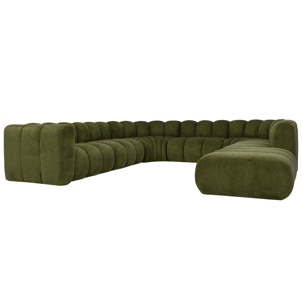 Modulares Sofa GRAND SL+S+RS+S+RS+S+P