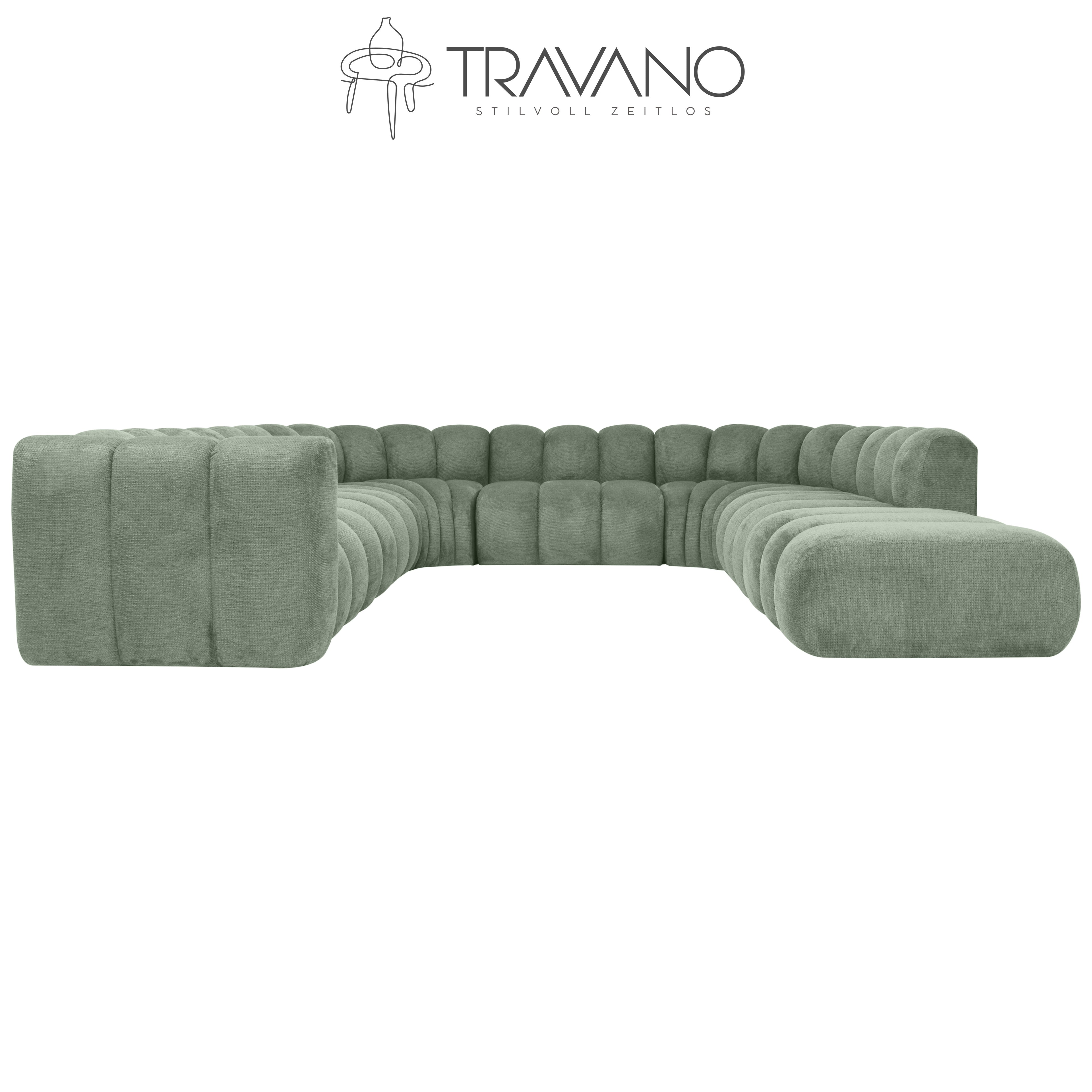 Modulares Sofa GRAND SL+S+RS+S+RS+S+P